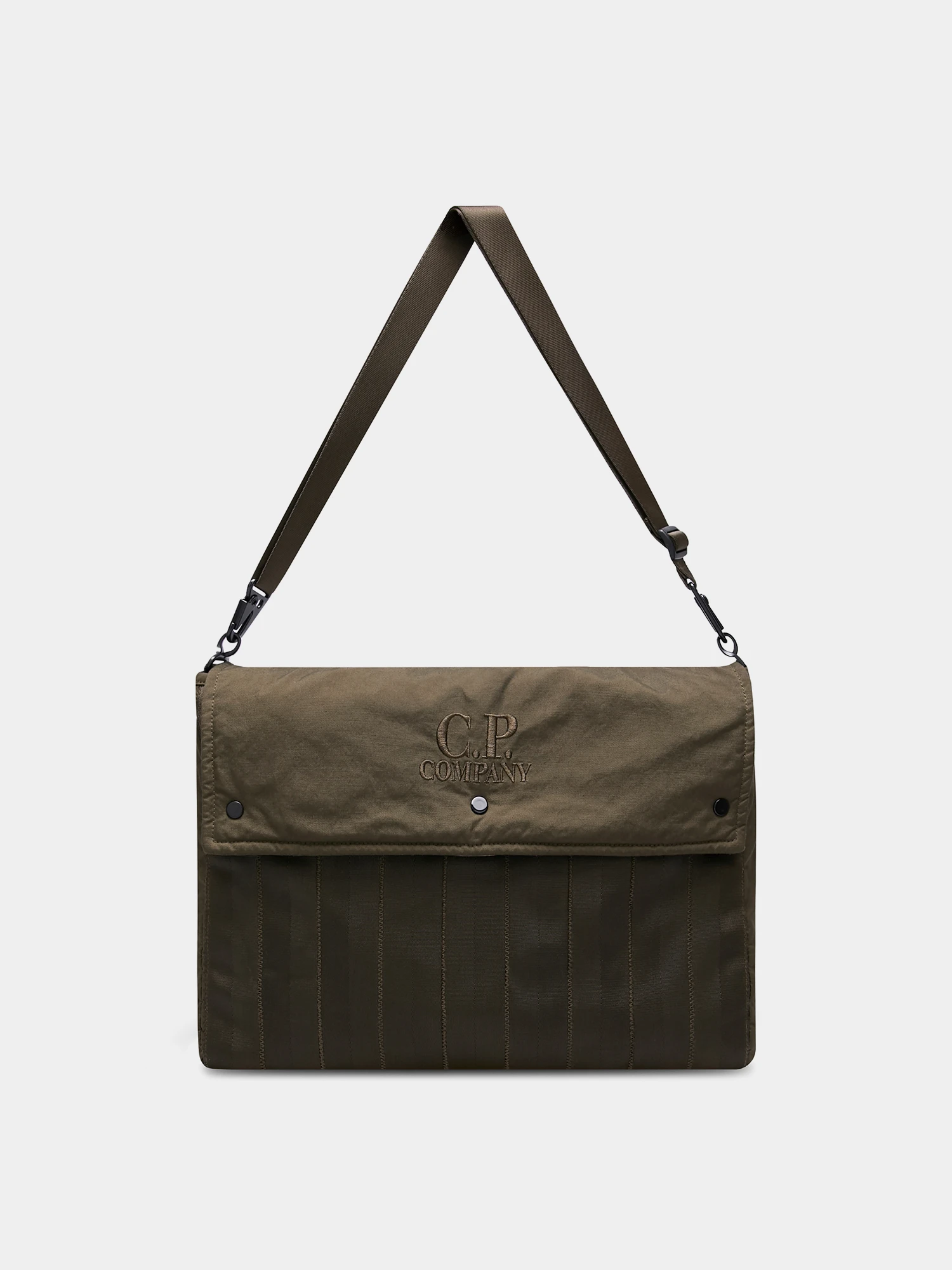 Сумка C.P. Company Herringbone Logo Bag Ivy Green