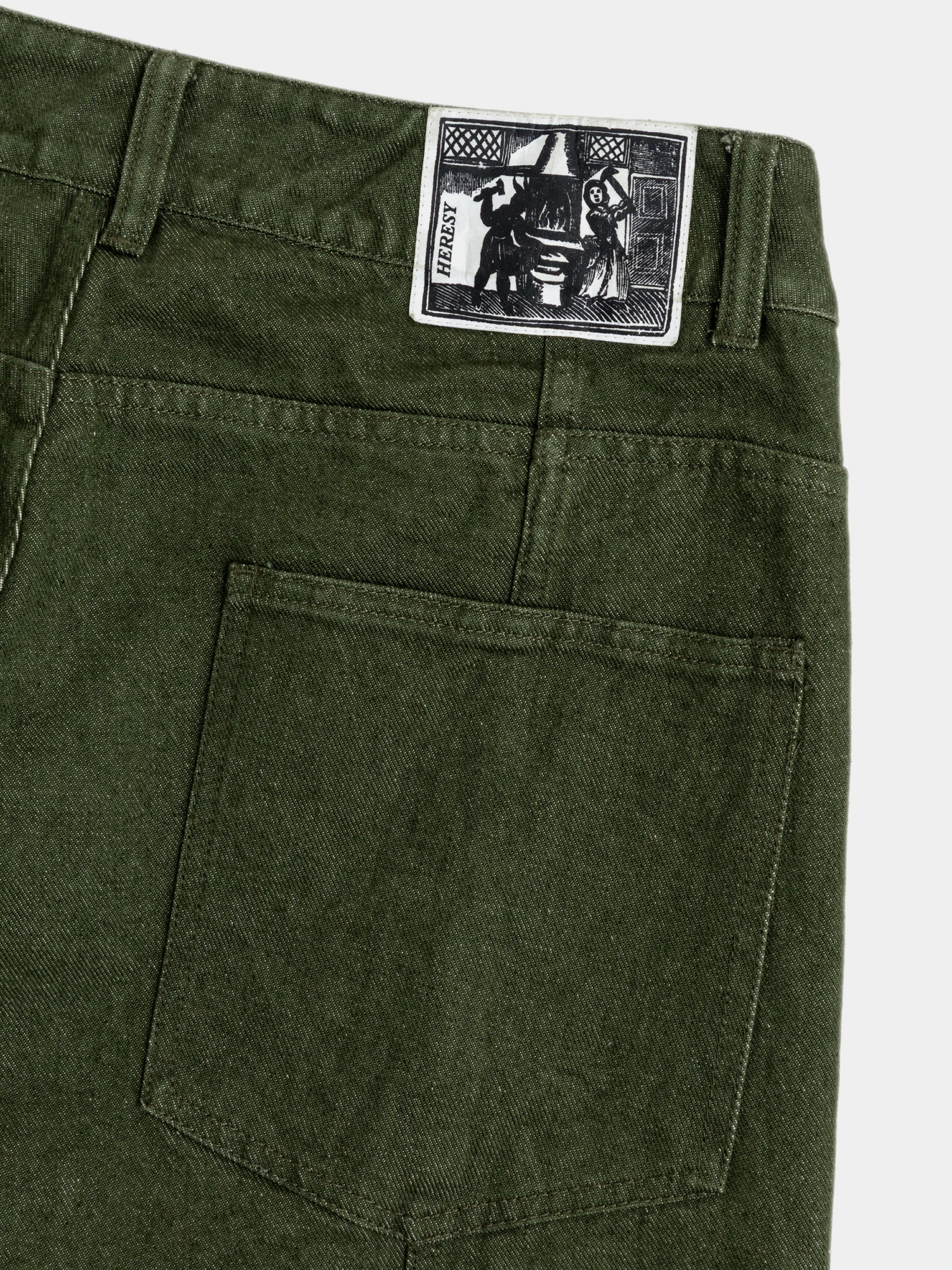 Джинсы Heresy Alga Green
