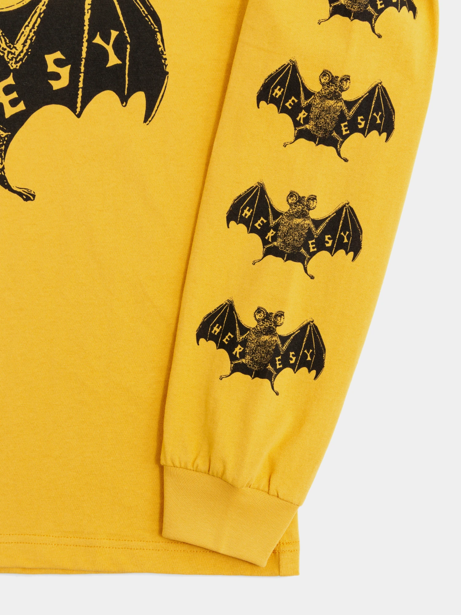 Лонгслив Heresy Bats Yellow