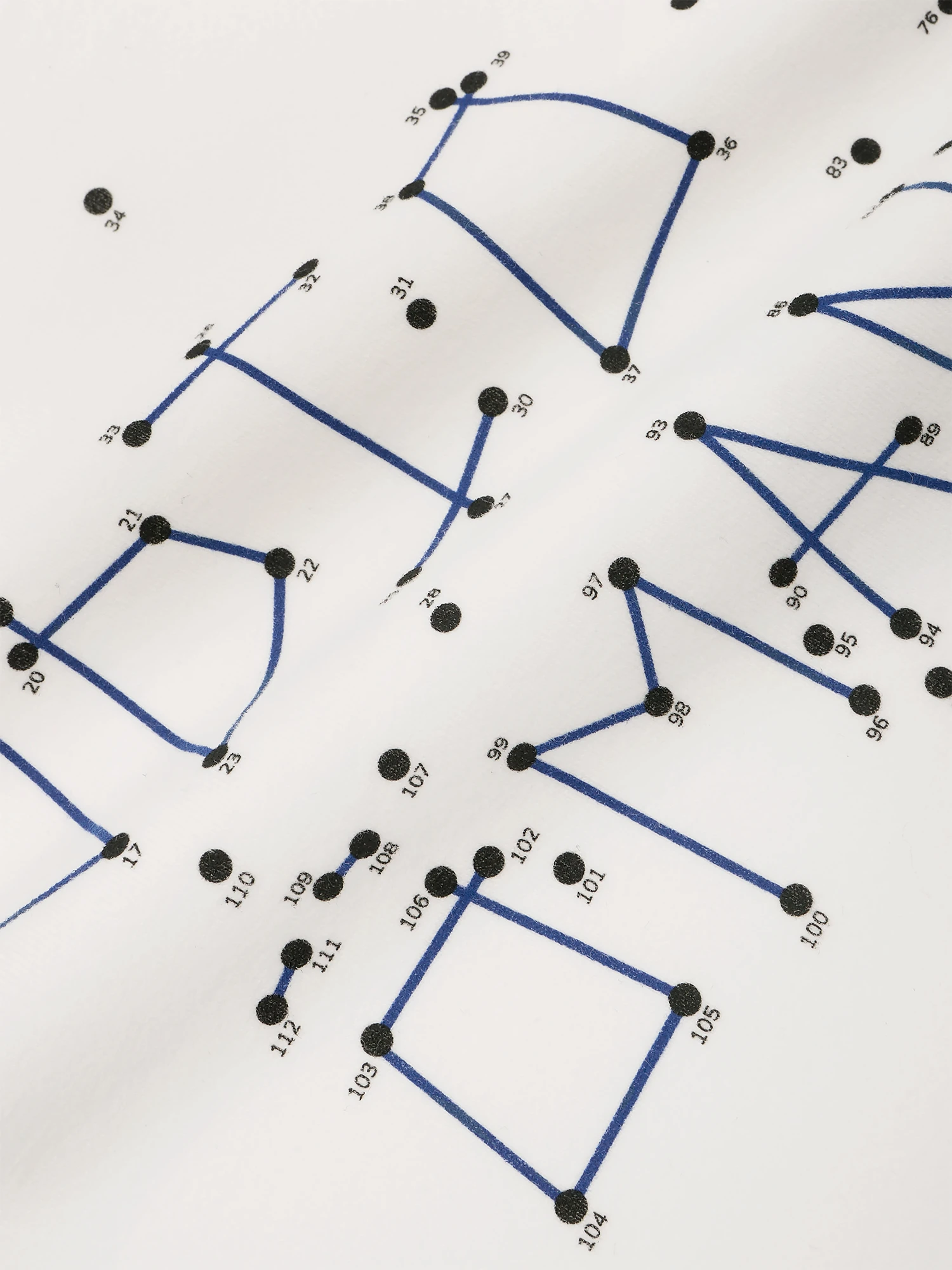Лонгслив Studio Slow X ÖMANKÖ Dot-To-Dot LS Tee White