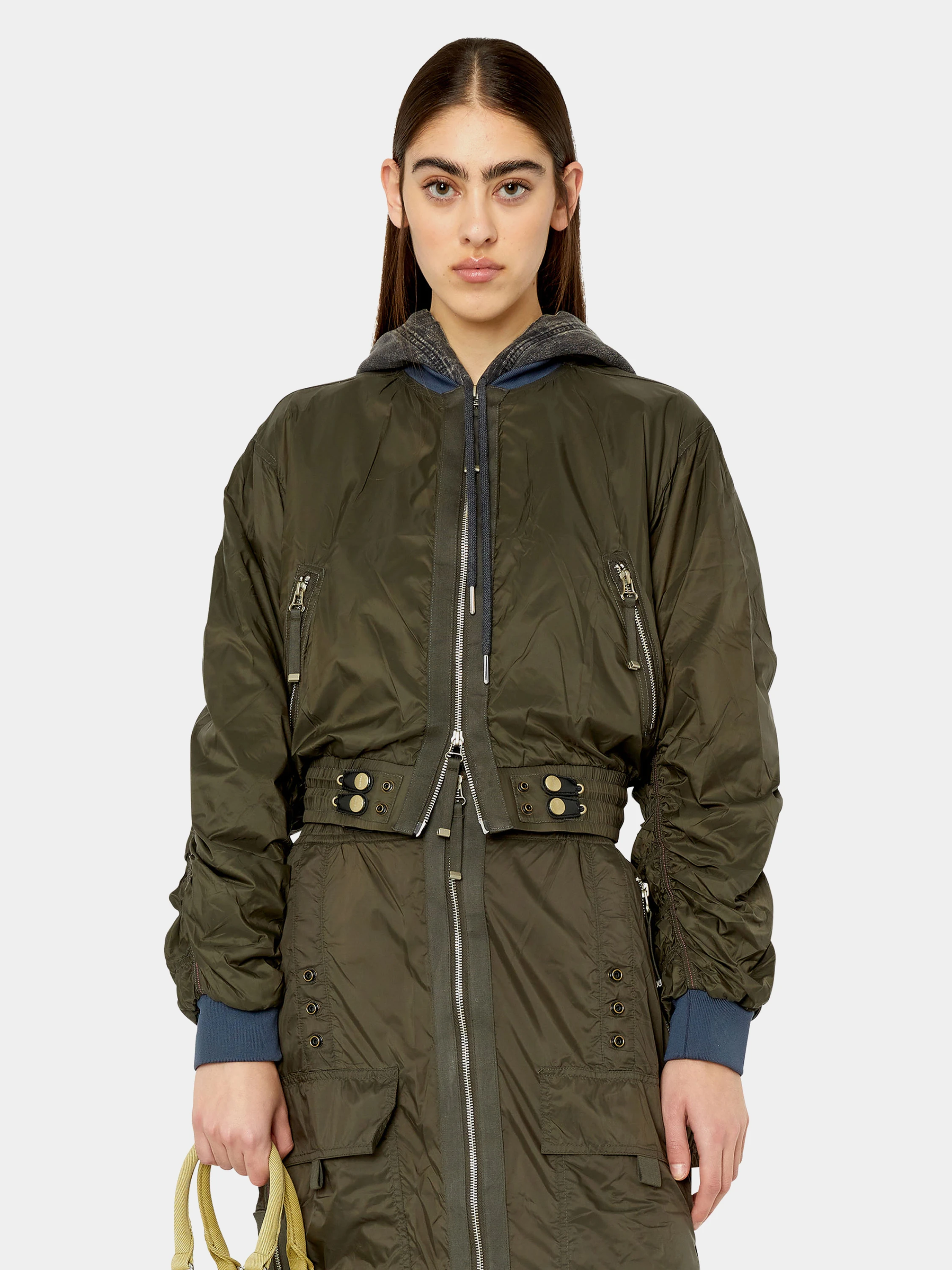 Женский бомбер Diesel G-Noak Giacca Dark Green