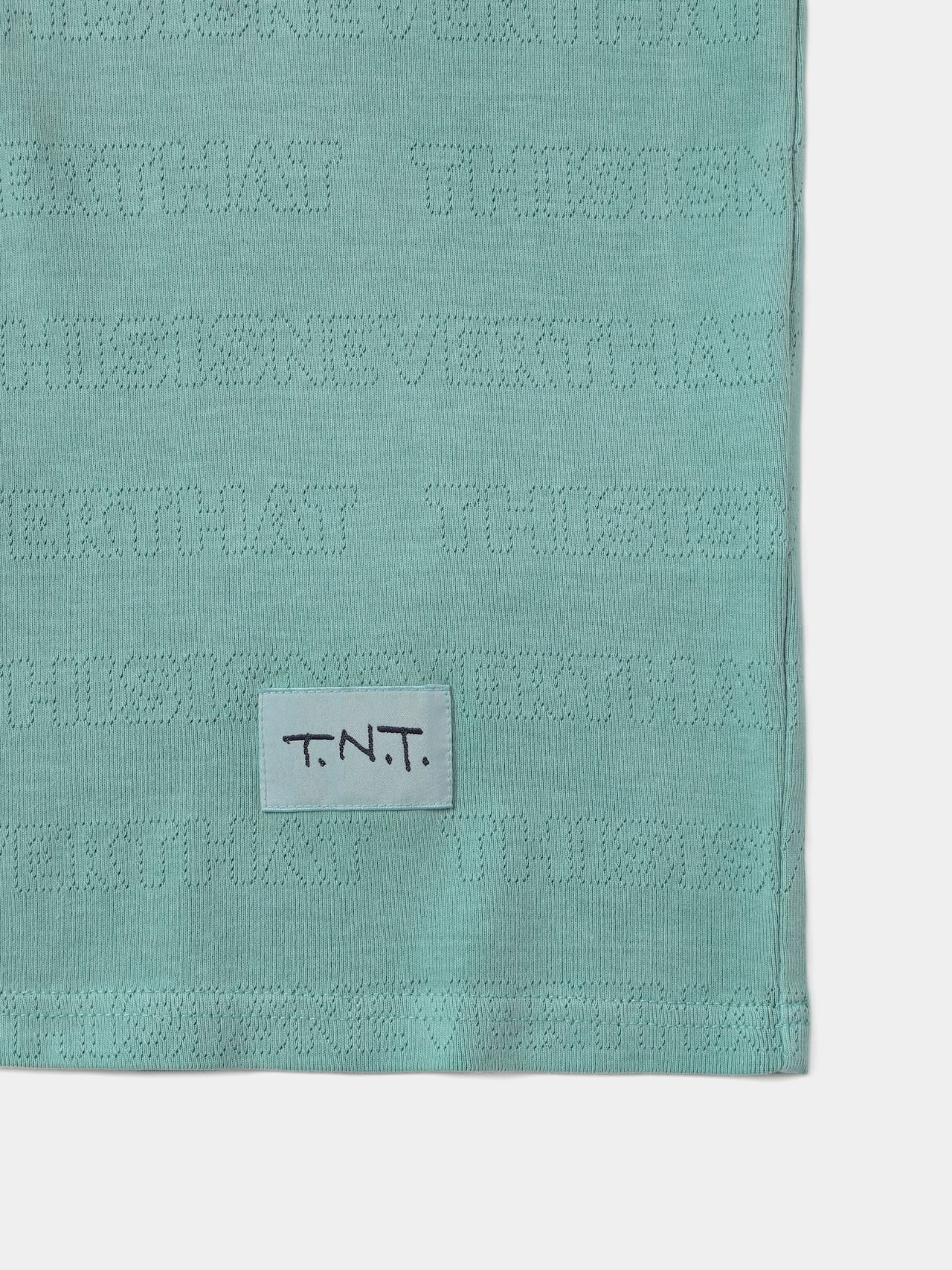 Футболка thisisneverthat TNT Jacquard Tee Light Teal