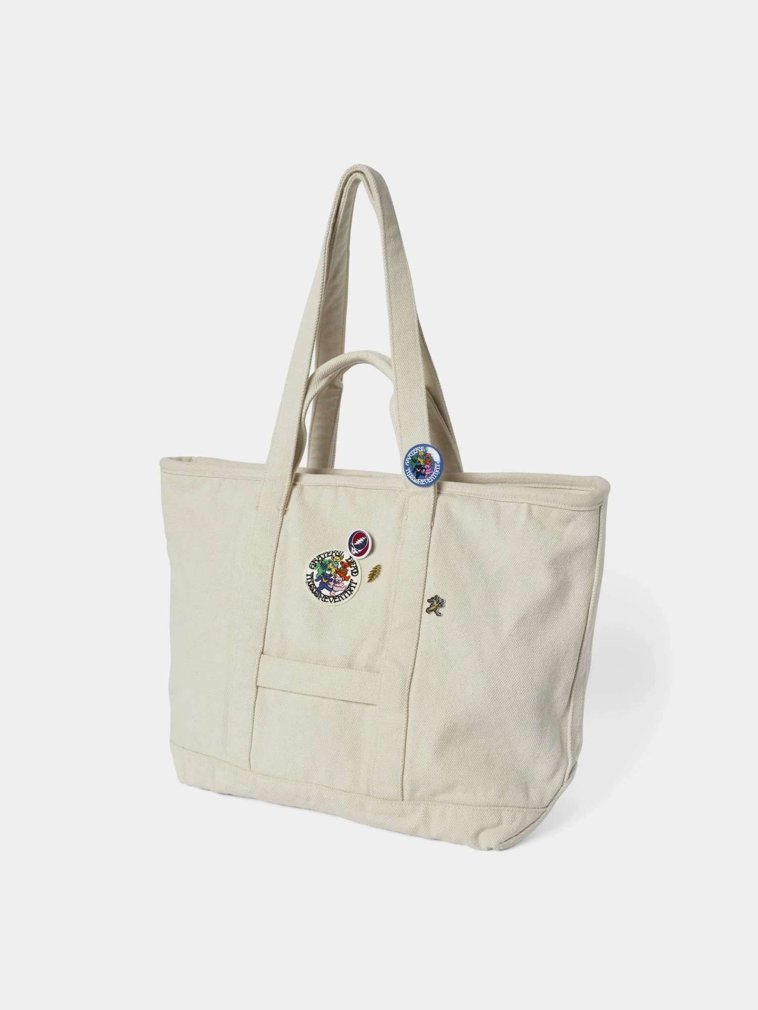 Тоут thisisneverthat × Grateful Dead Washed Tote Bag Stone