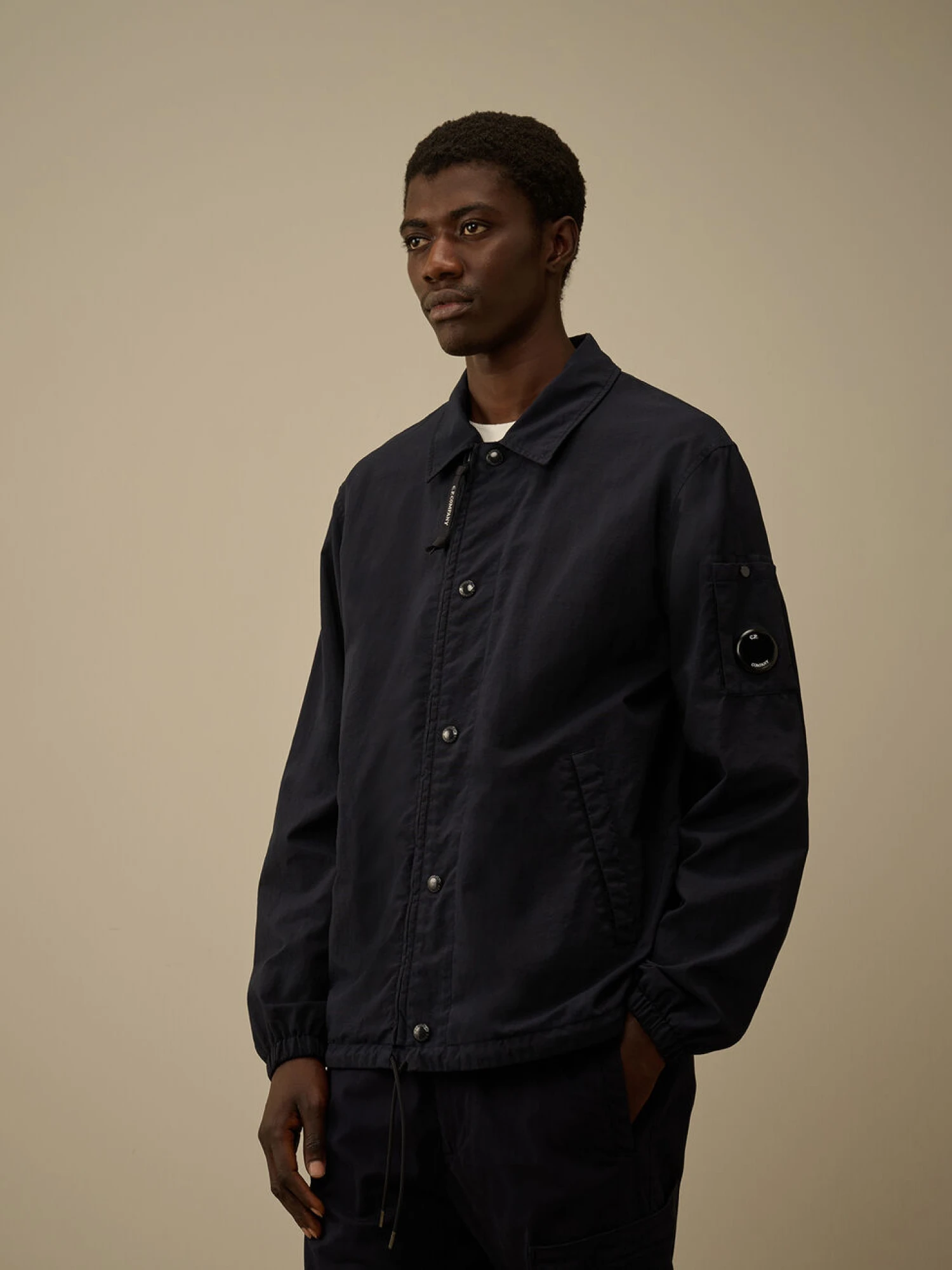 Овершот C.P. Company Taylon P Lens Zipped Black