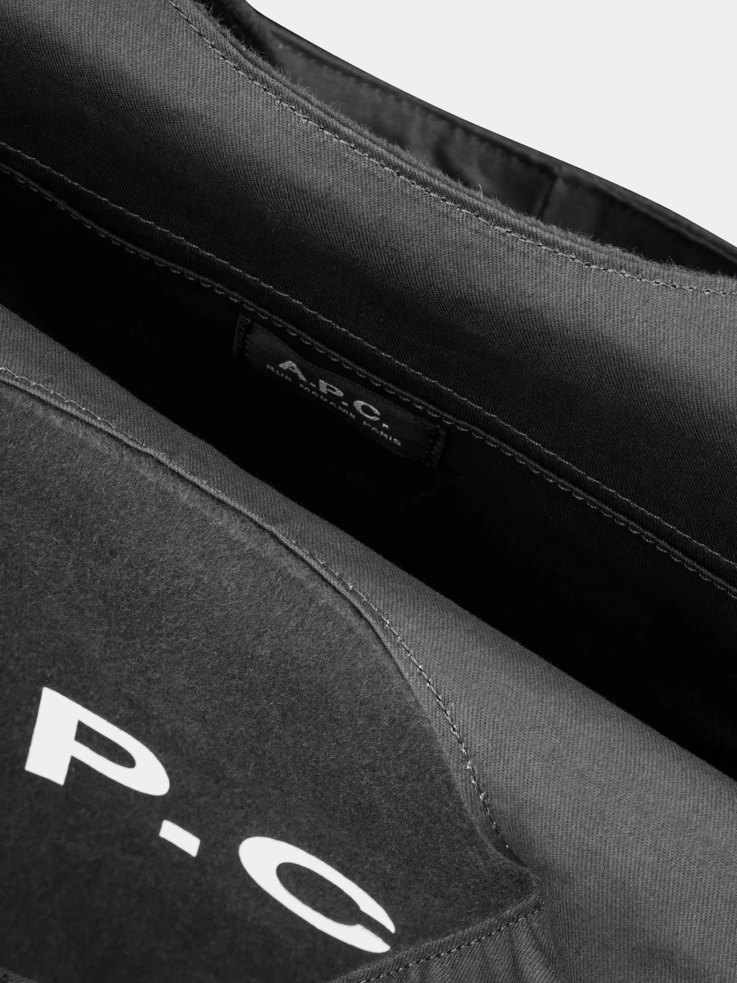 Тоут A.P.C. Ninon Woollen Tote Noir