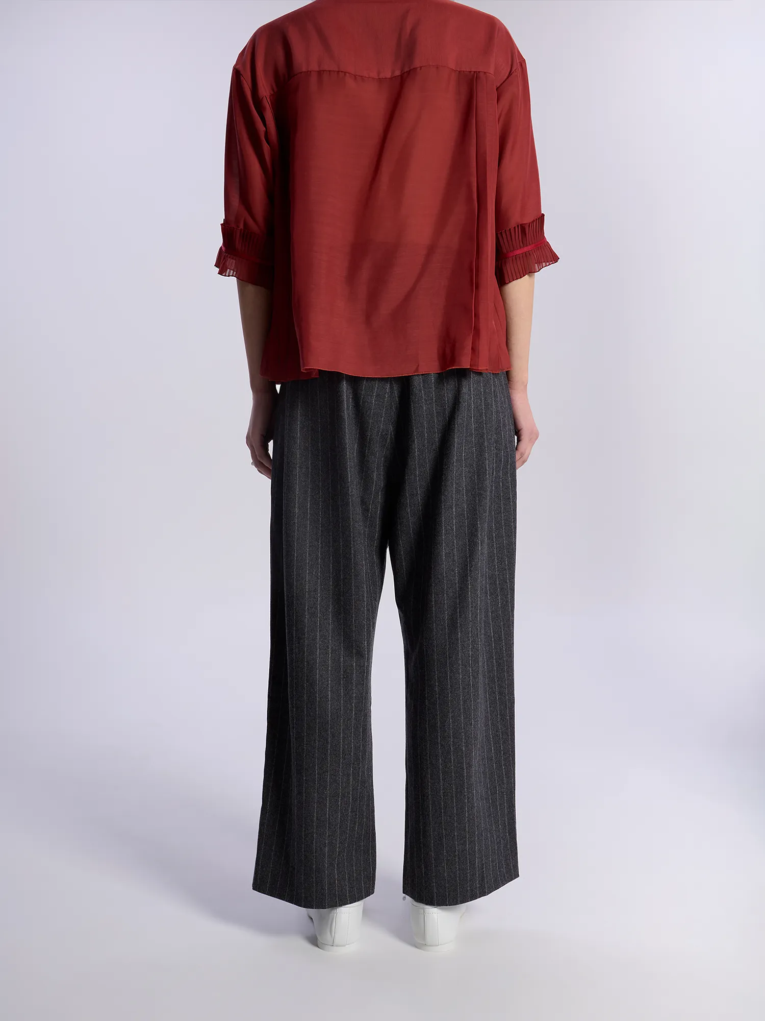 Брюки Hed Mayner 6 Pleat Pants Medium Grey