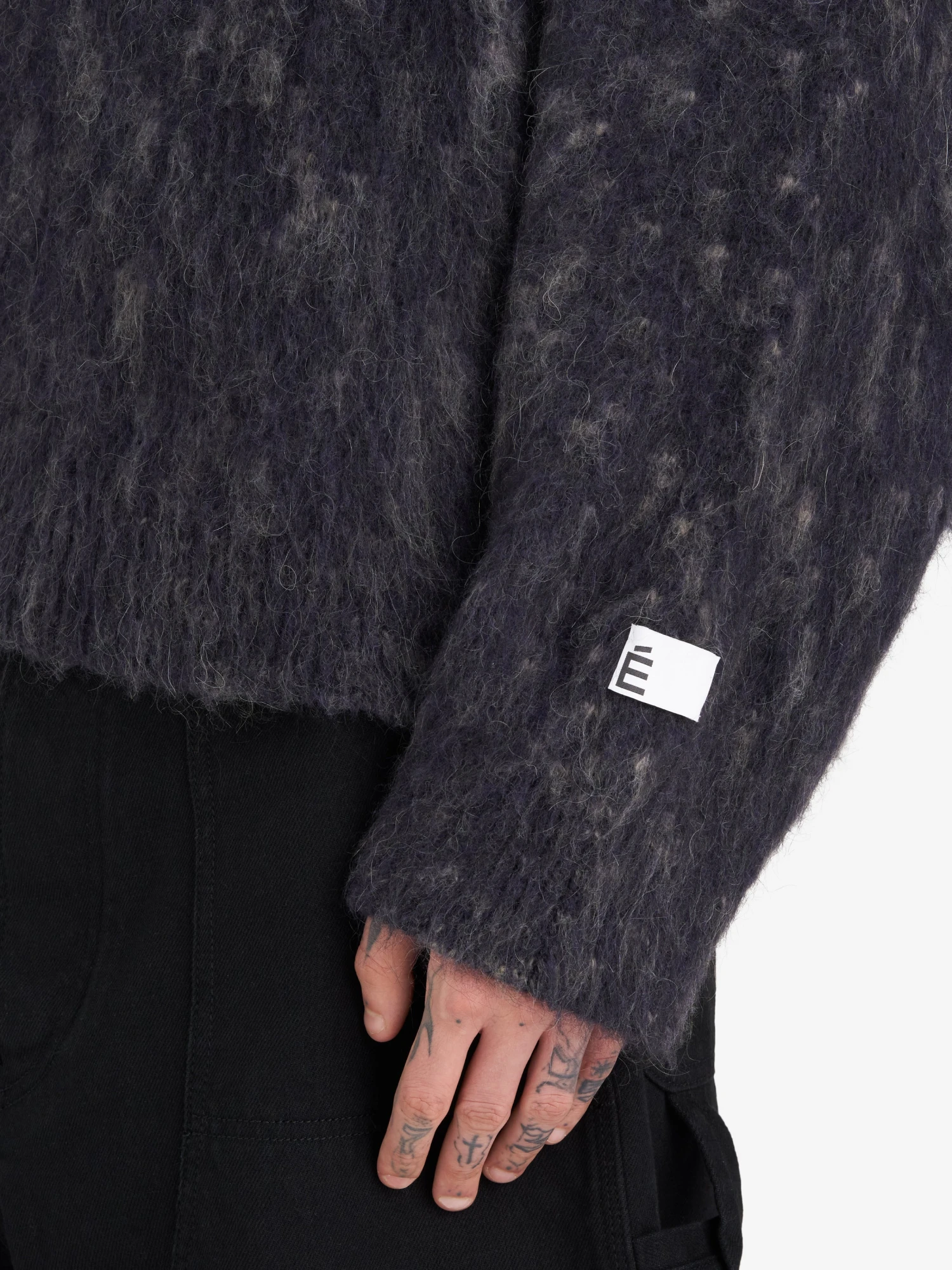 Джемпер Études Mohair Round Neck Navy
