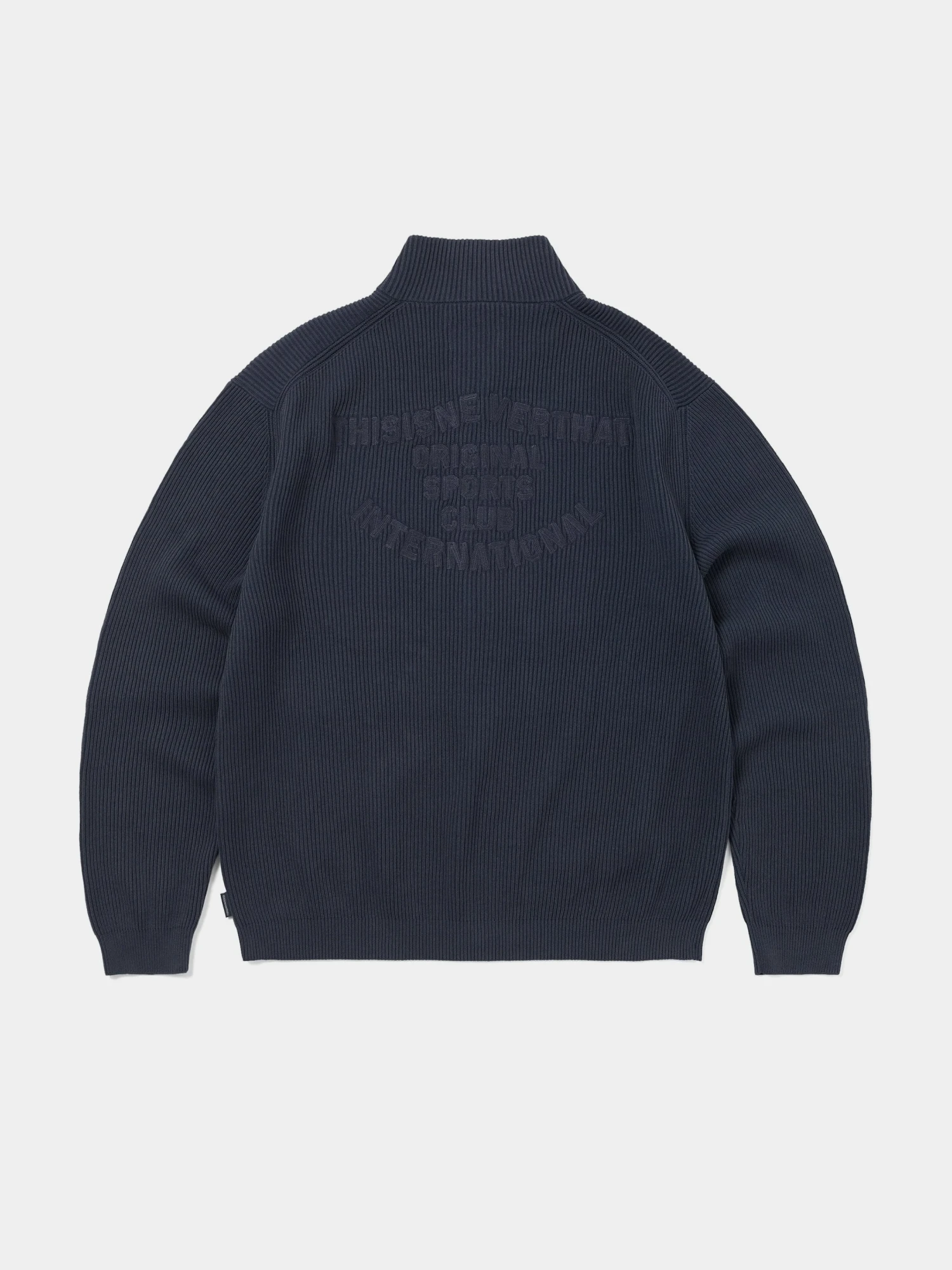 Кардиган thisisneverthat Washed Full Zip Cardigan Blue