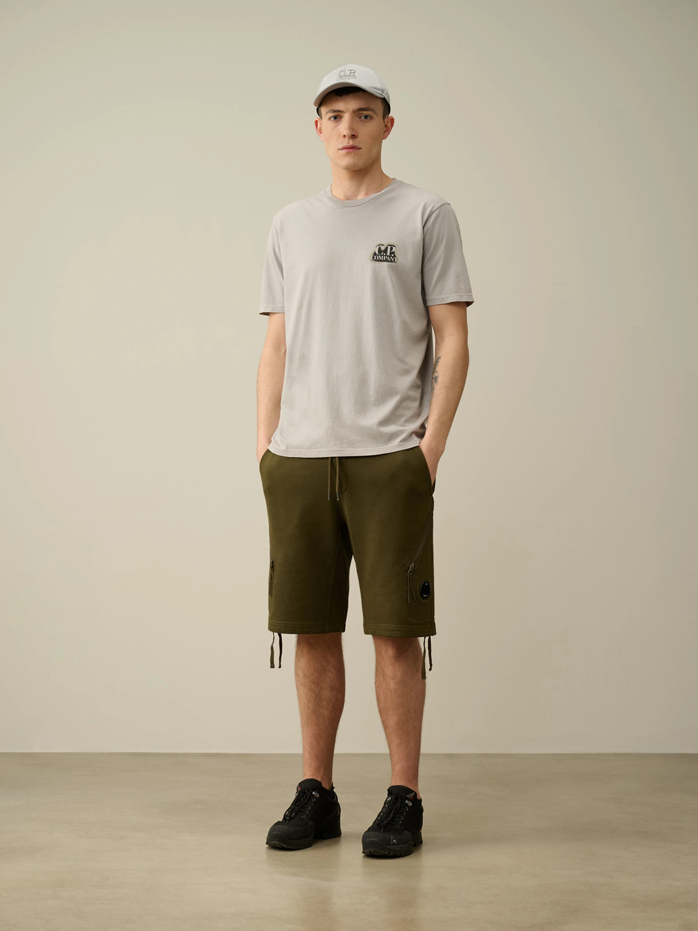 Футболка C.P. Company 24/1 Jersey British Sailor Drizzle Grey