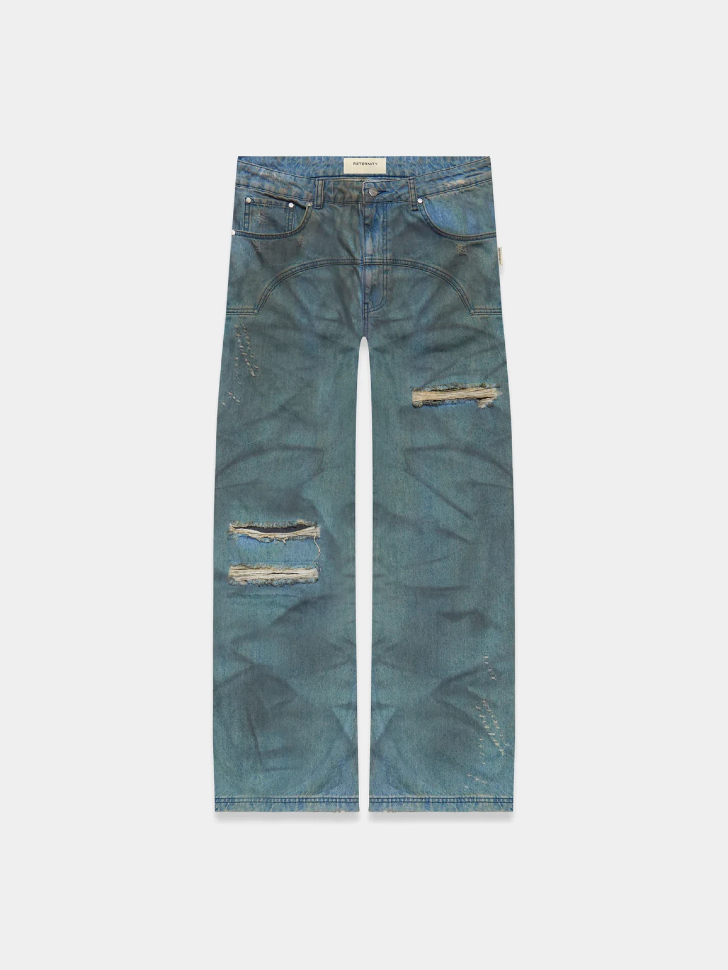 Джинсы RETERNITY Painted Aristan Denim Washed Blue