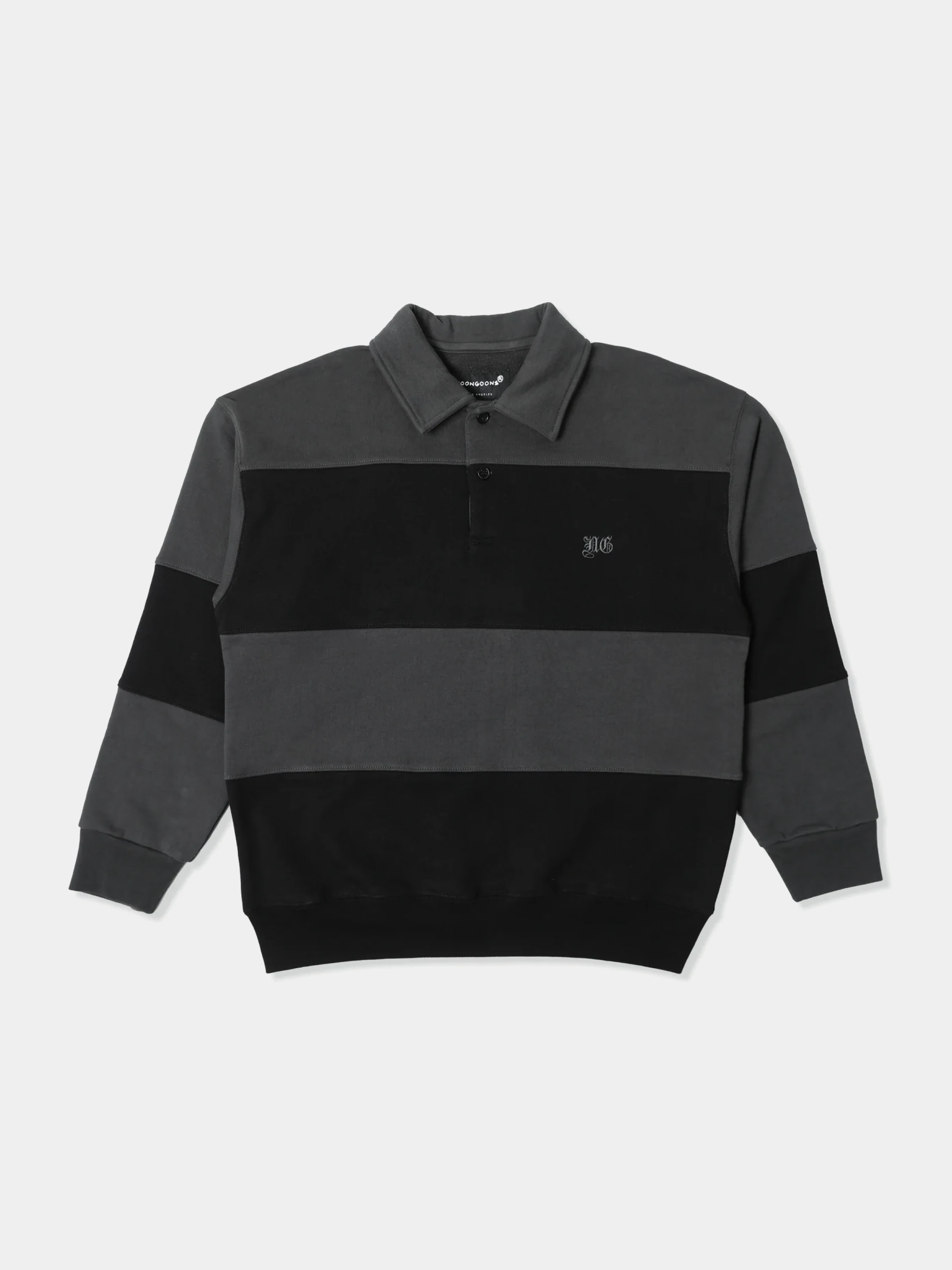 Флисовое поло Noon Goons Prolific Rugby Fleece Polo Black