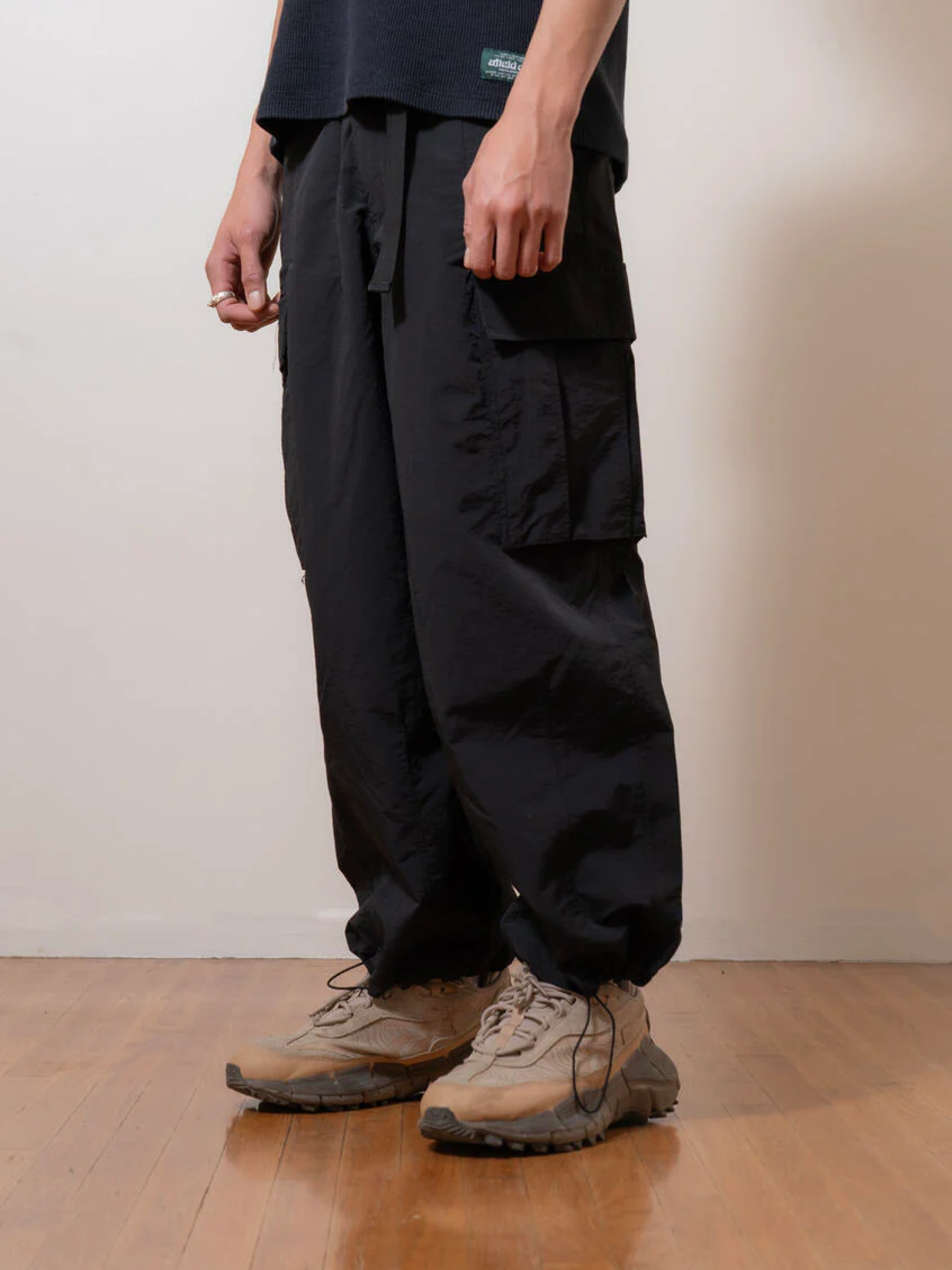 Брюки Afield Out Nylon Utility Pants Black