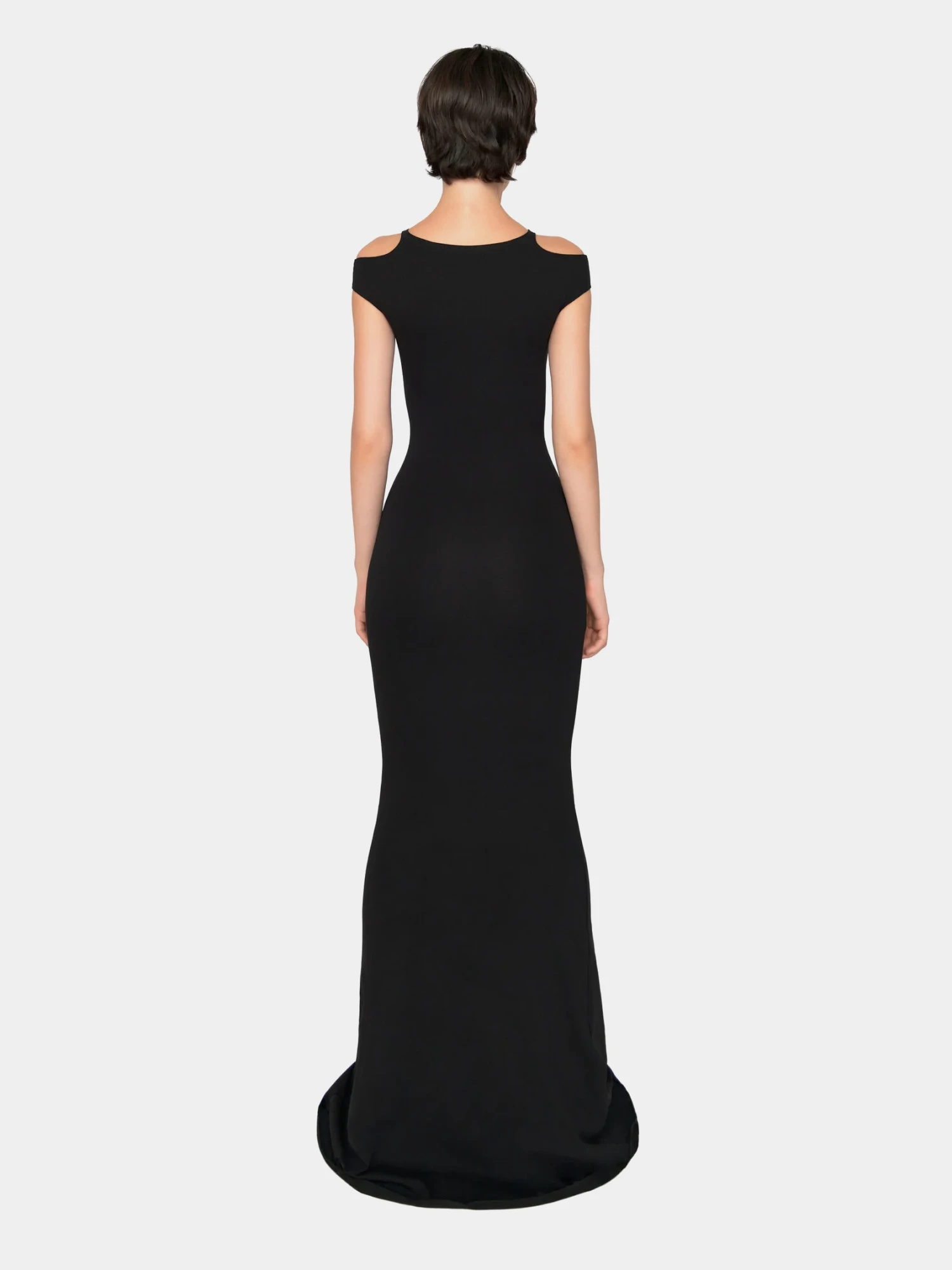 Женское платье XSAI Holey Dusty Black