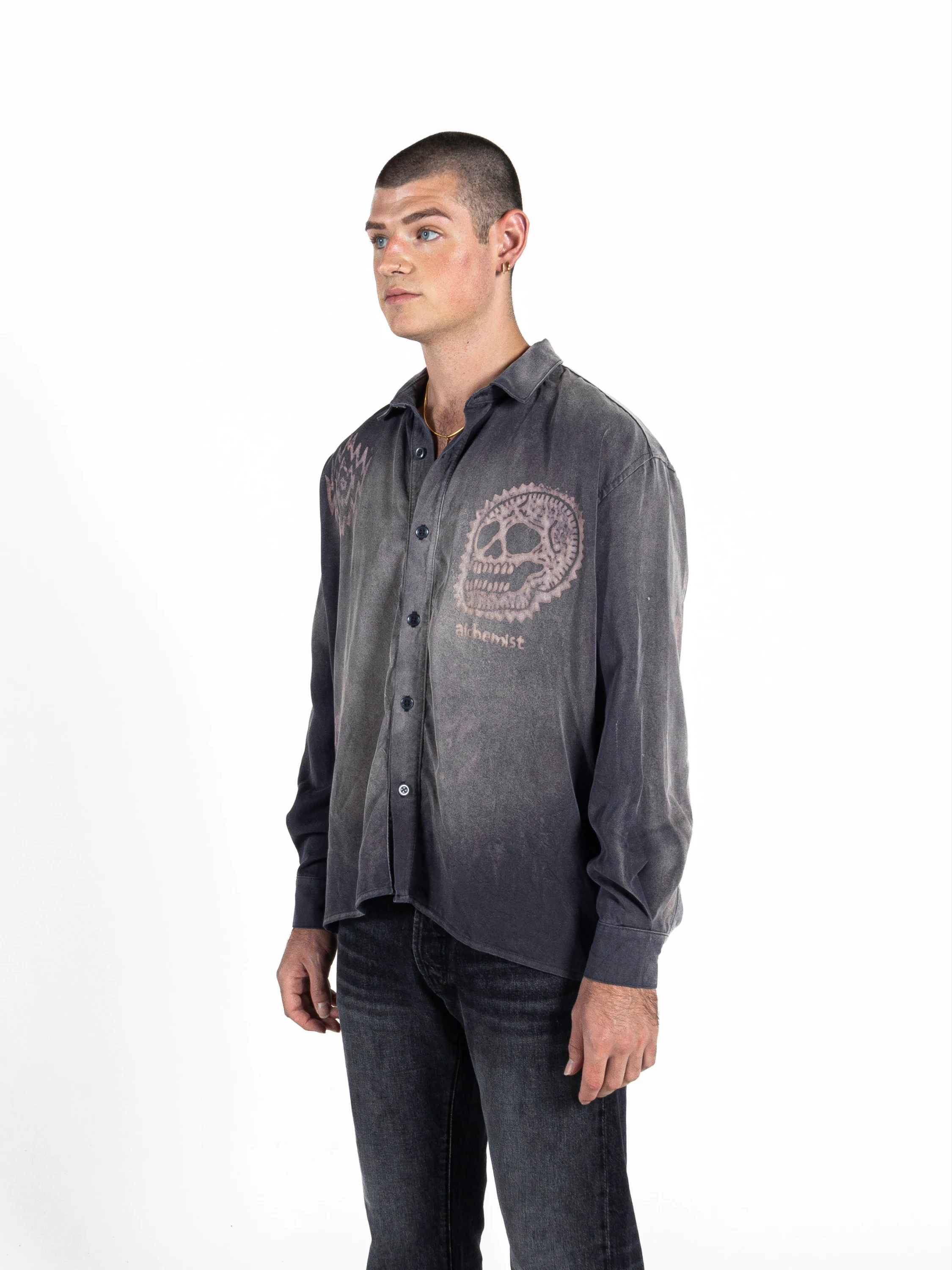 Рубашка ALCHEMIST Damon Shirt Moonstone