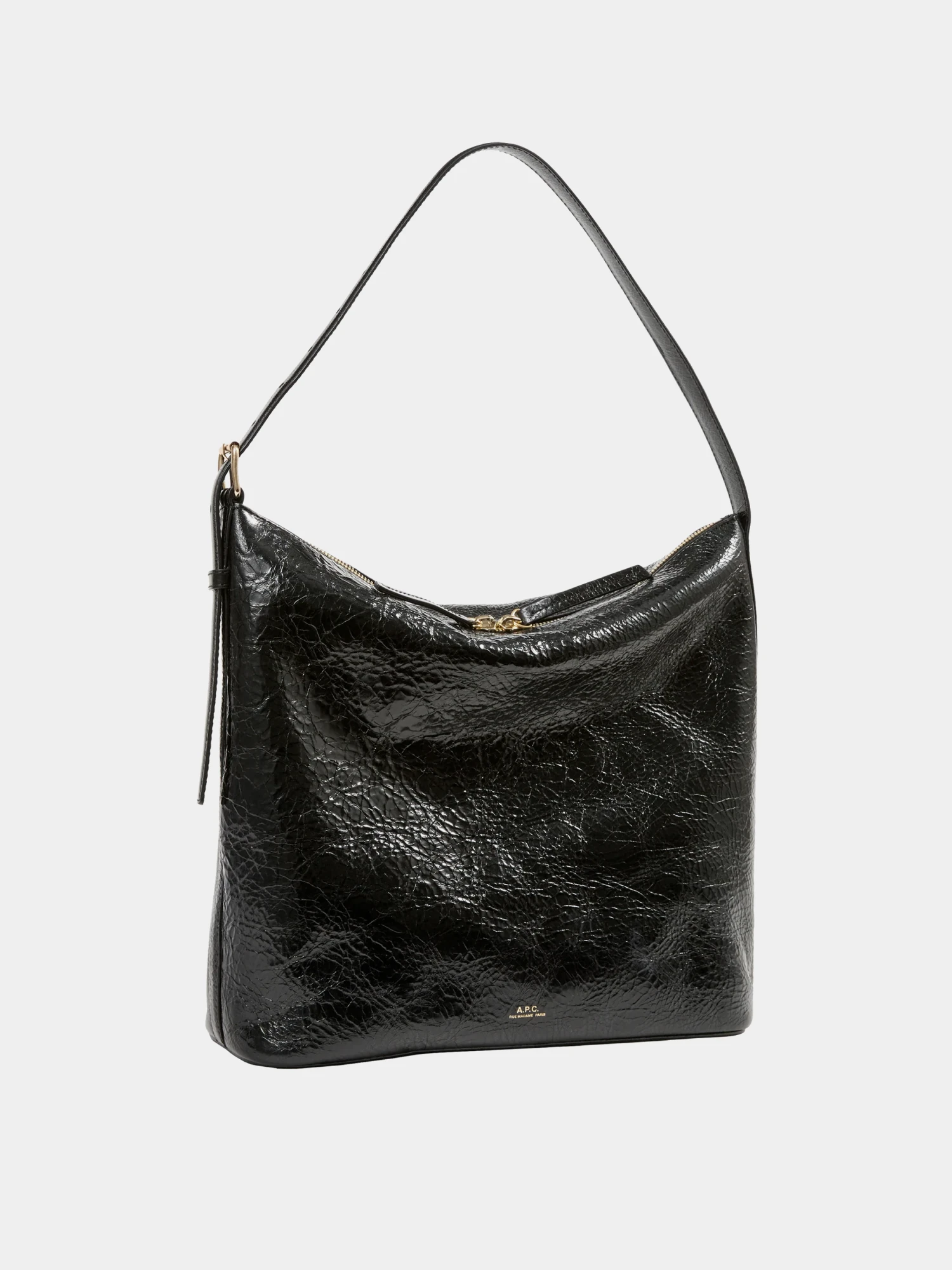 Сумка A.P.C. Vera Crinkled Leather Noir