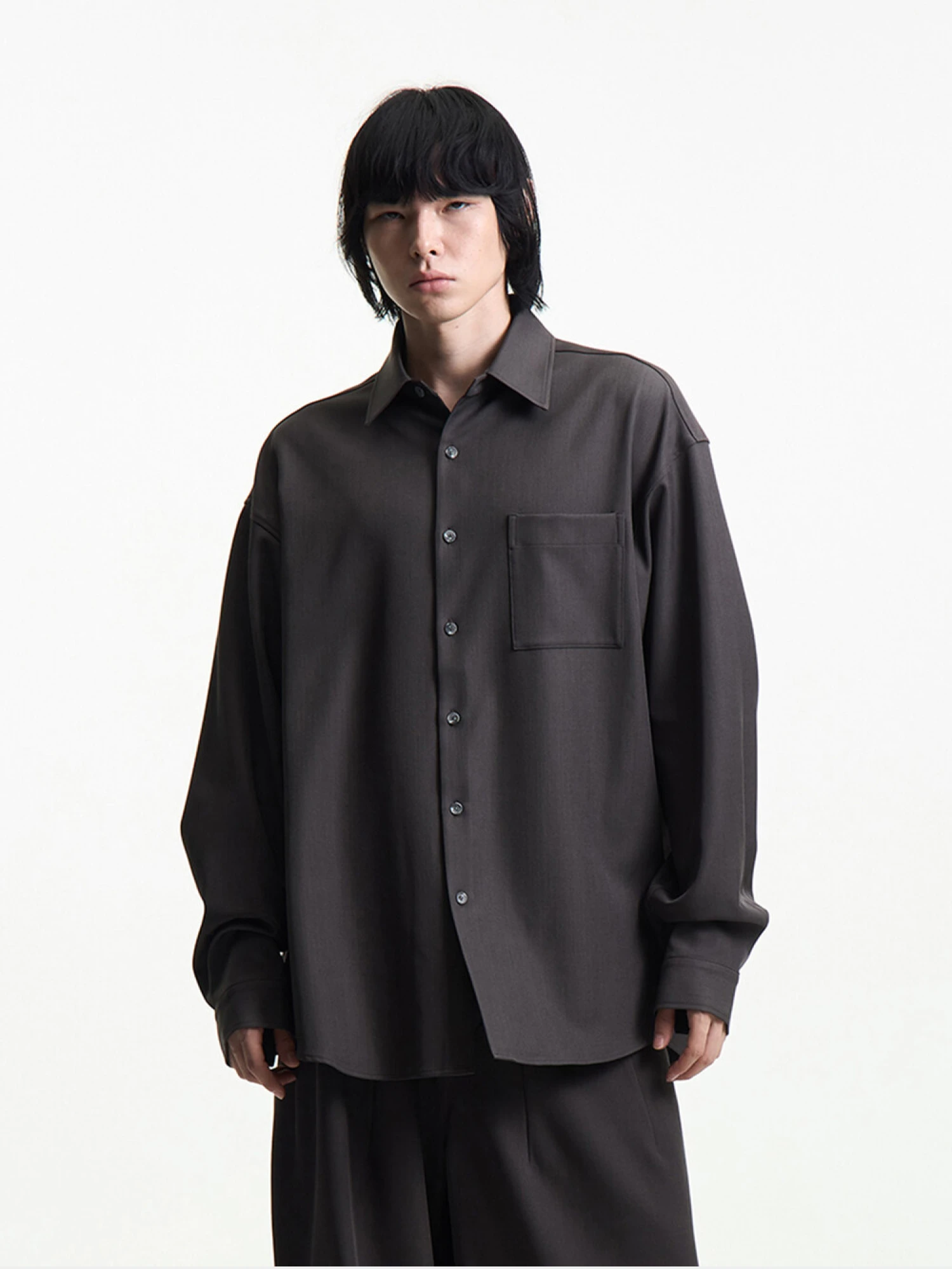 Рубашка MERELY MADE Merely US Lazy Asphalt Grey