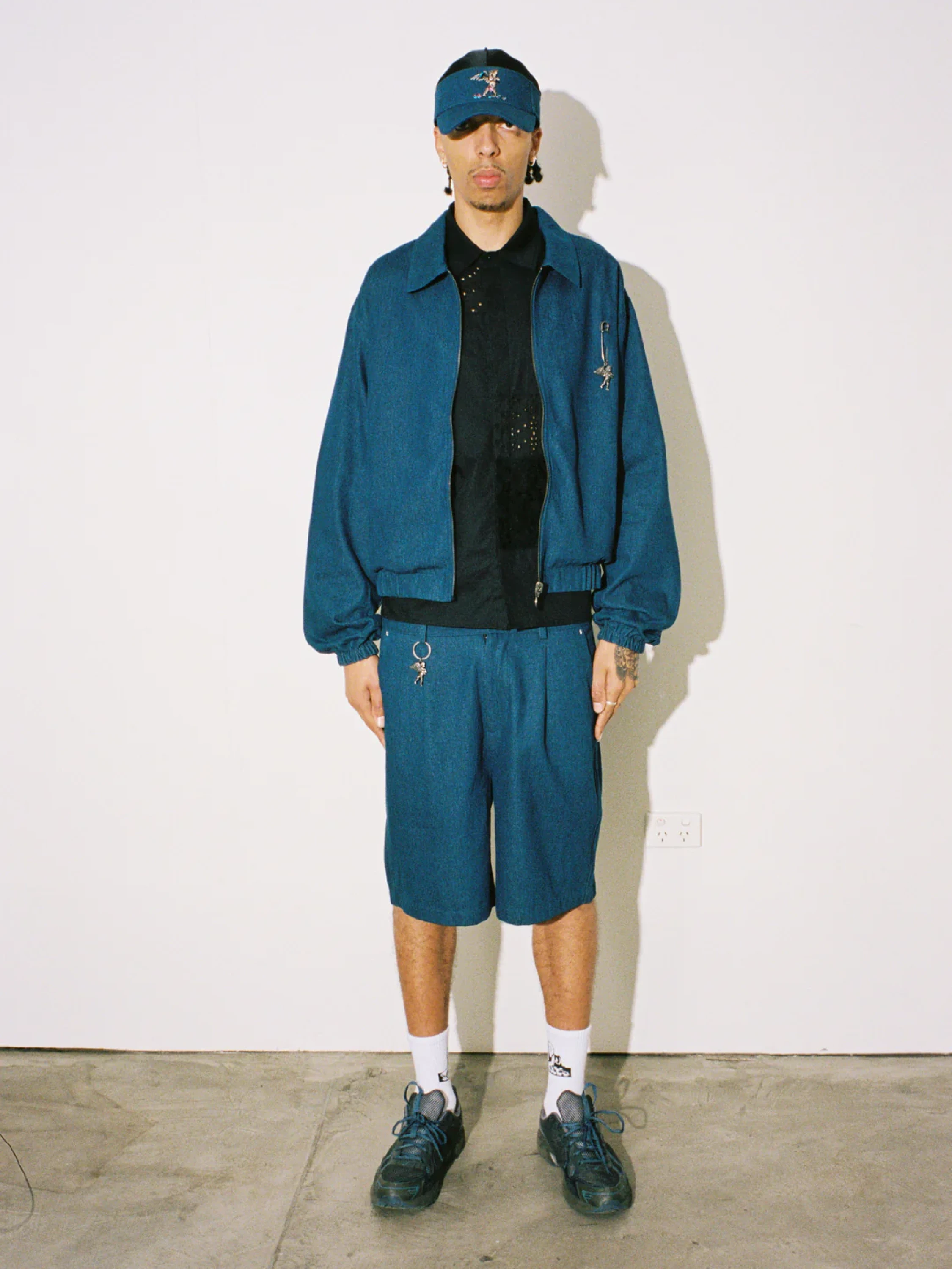 Джинсовая куртка Jungles Jungles Angels Among Us Indigo Denim