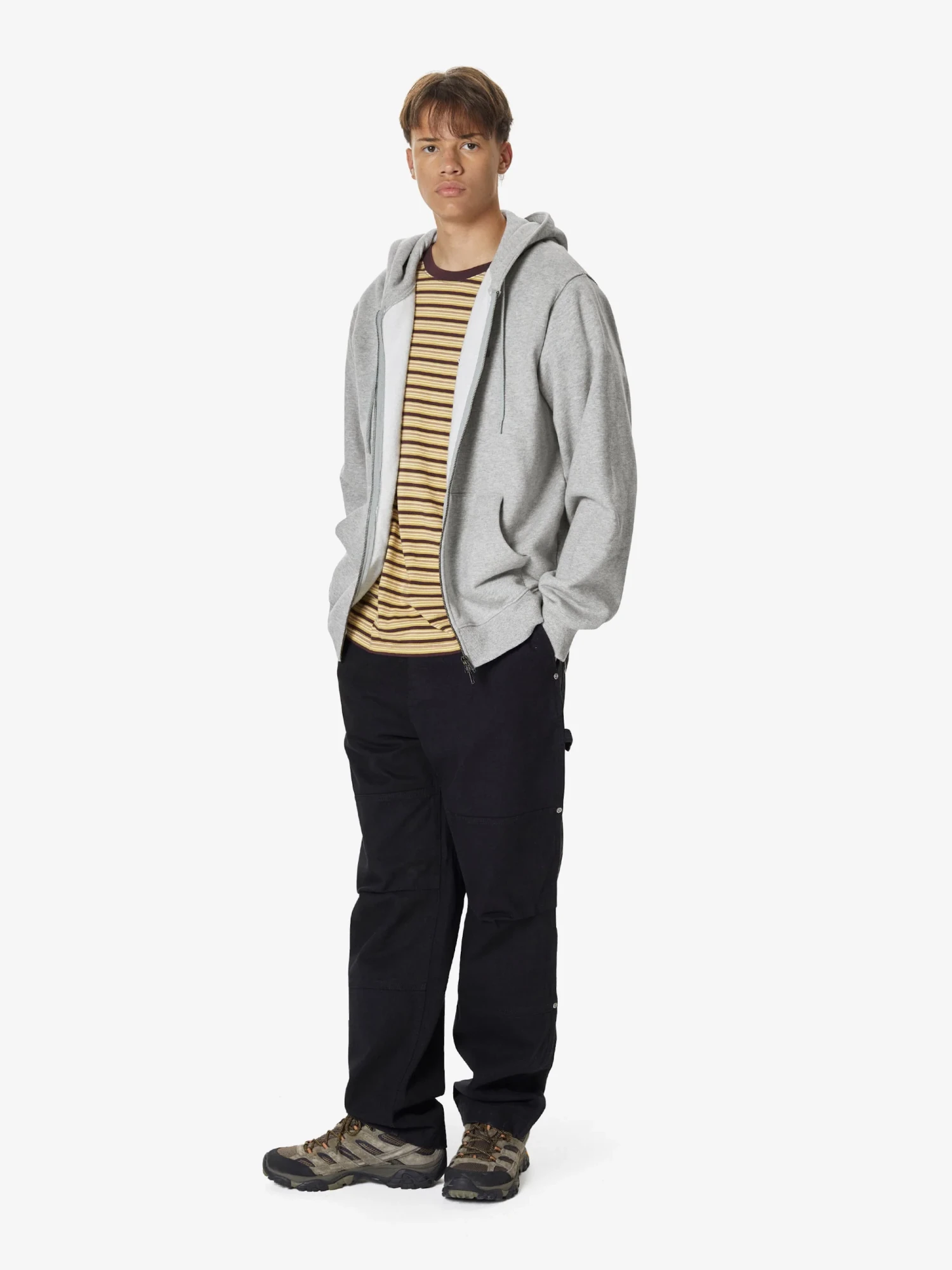 Зип-худи thisisneverthat T.N.T. Classic HDP Zip Up Heather Grey
