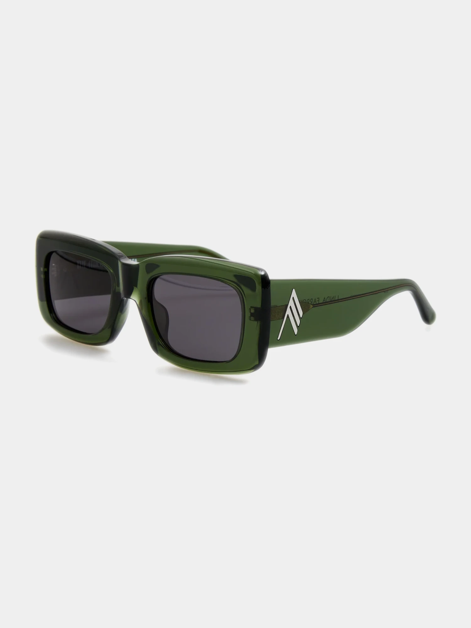 Очки THE ATTICO x Linda Farrow Marfa Military Green