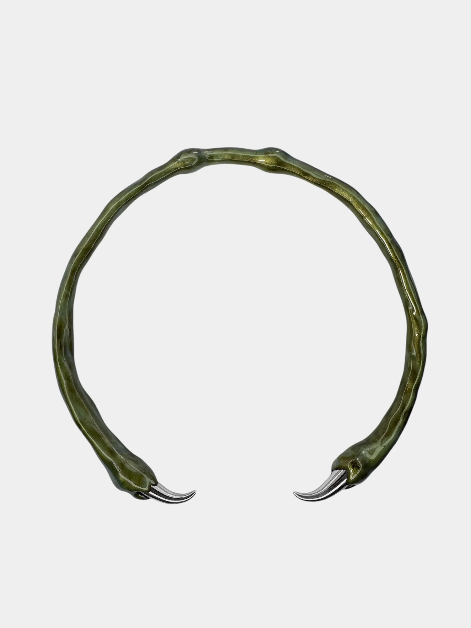 Чокер CASPER DIY With Spikes Green