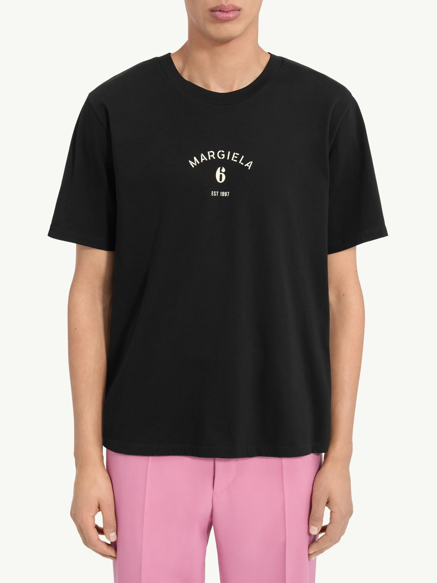 Футболка MM6 Maison Margiela Signature Logo Black