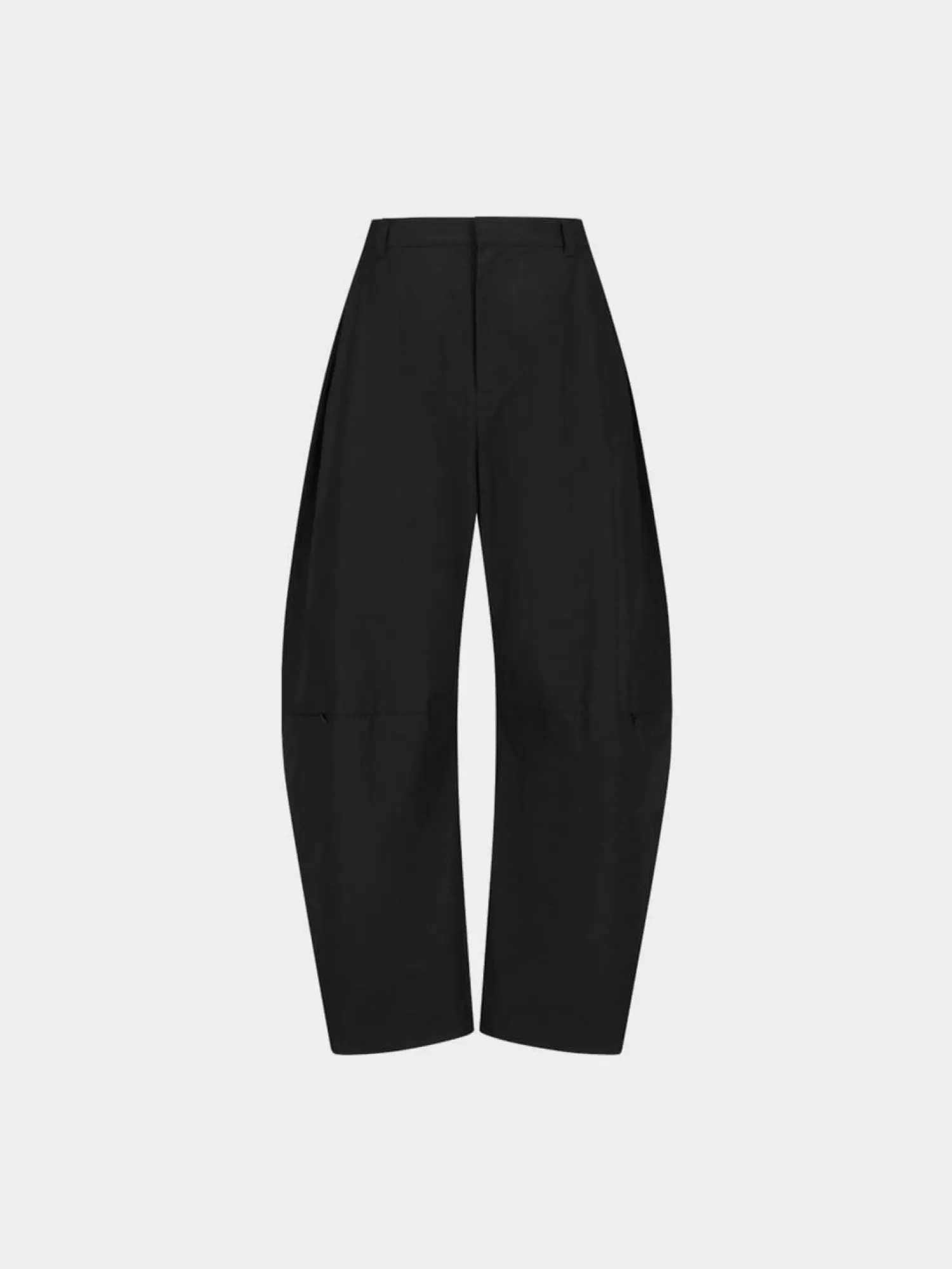 Брюки AMOMENTO Curved Zip Banding Black