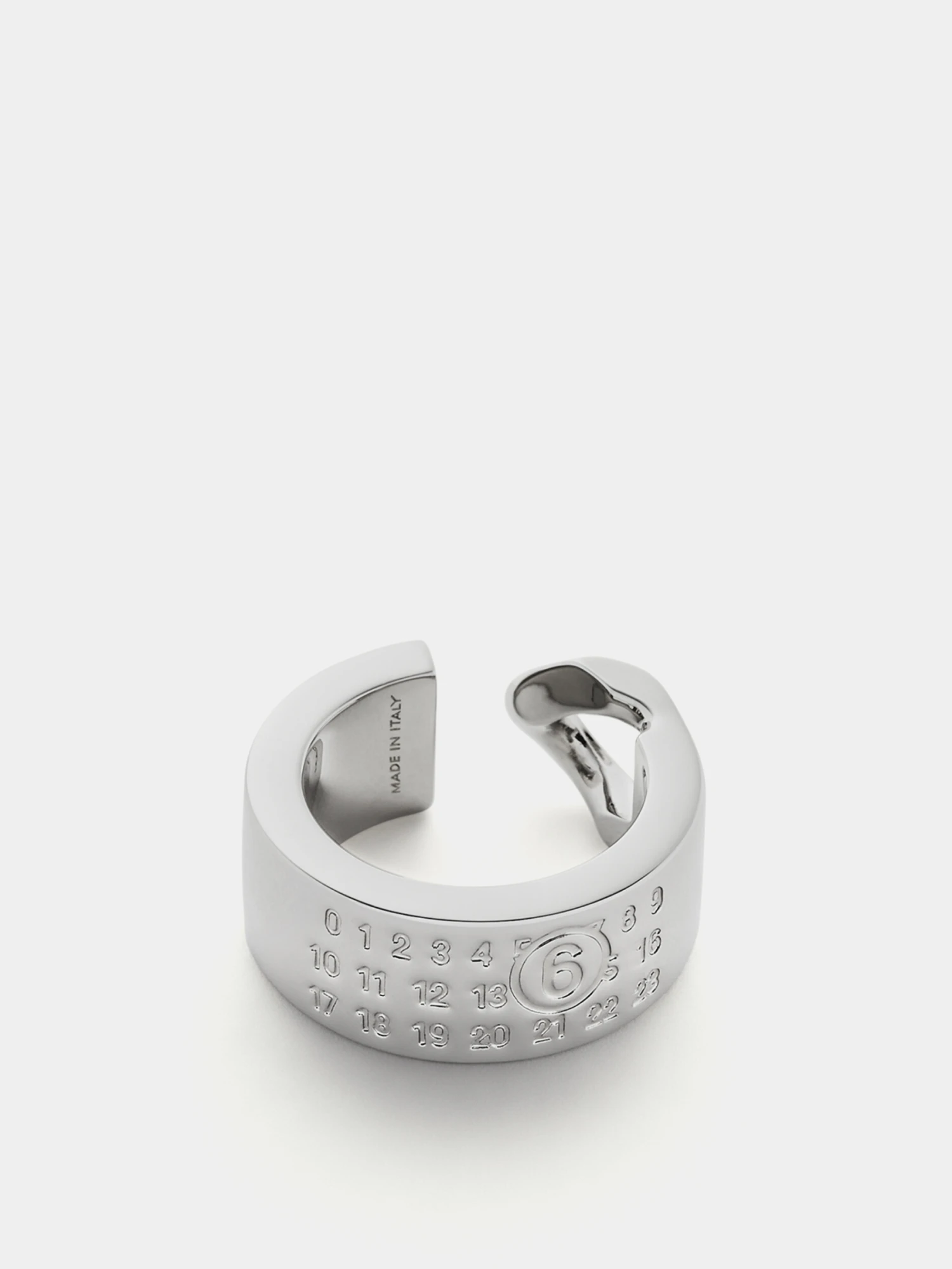 Кольцо MM6 Maison Margiela Minimal Numeric Cuff Ring