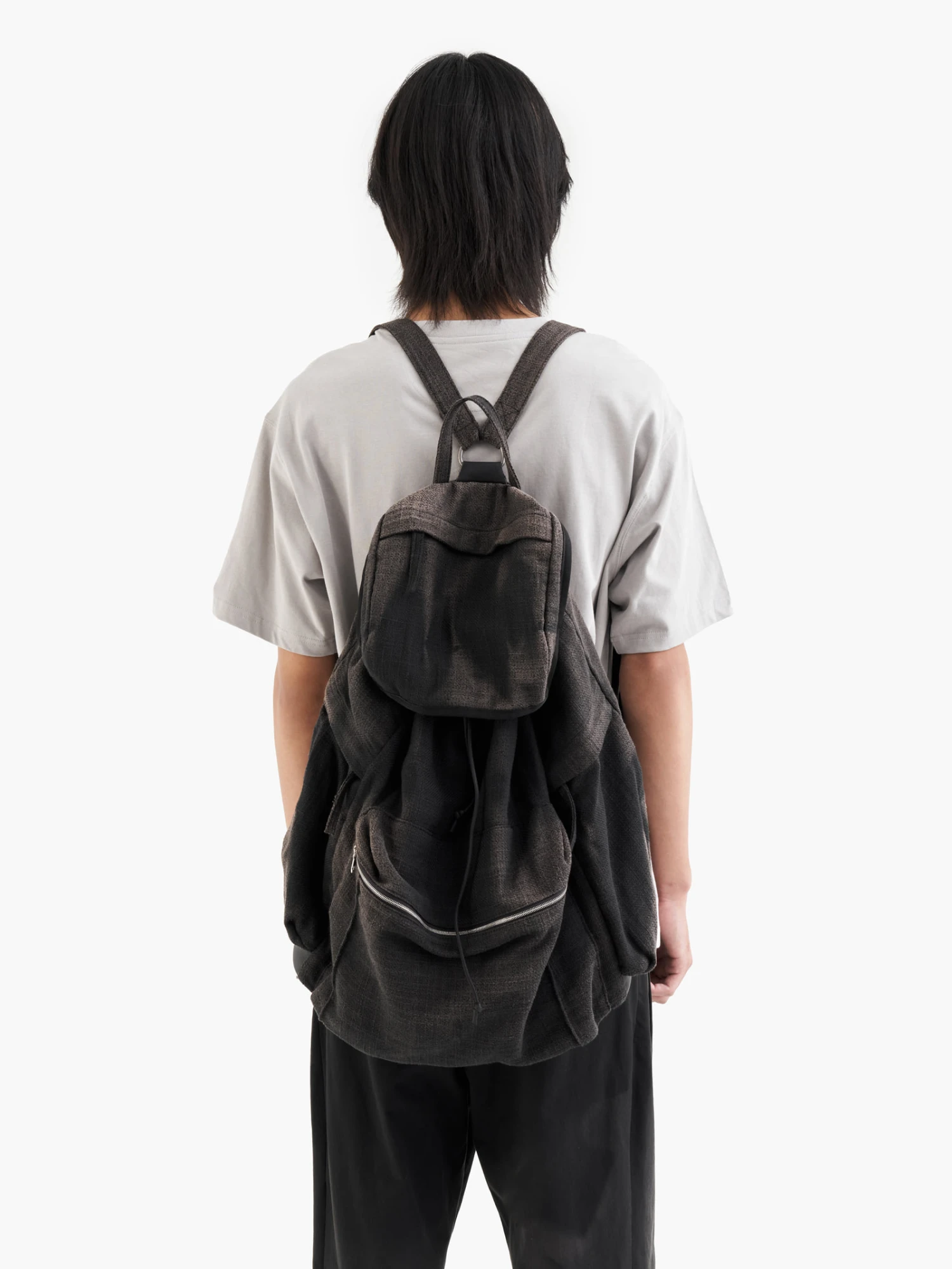 Рюкзак JIYONGKIM Sun-Bleached Multi Pocket Black