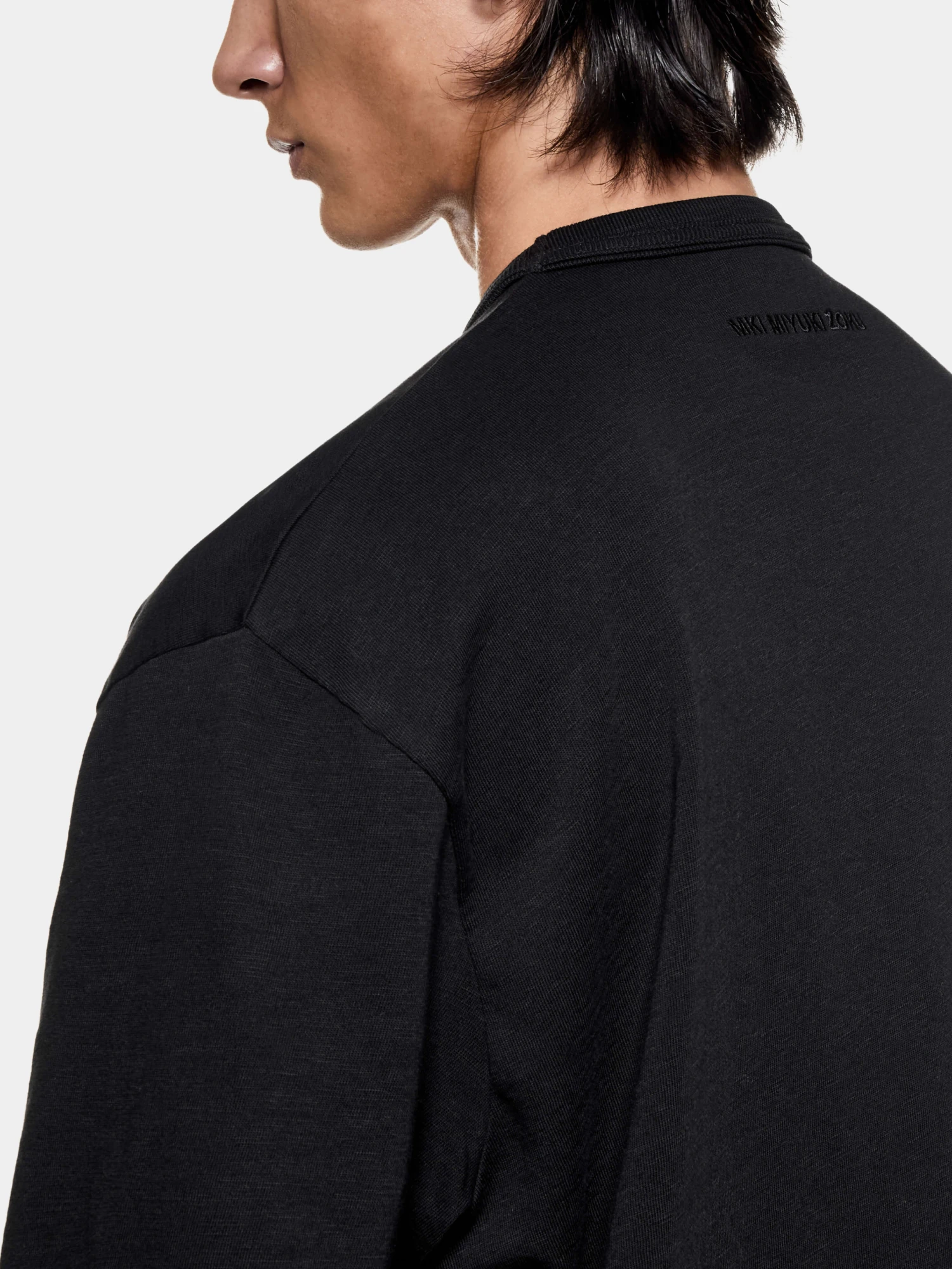 Лонгслив MKI MIYUKI ZOKU 220 Gsm Slub Black