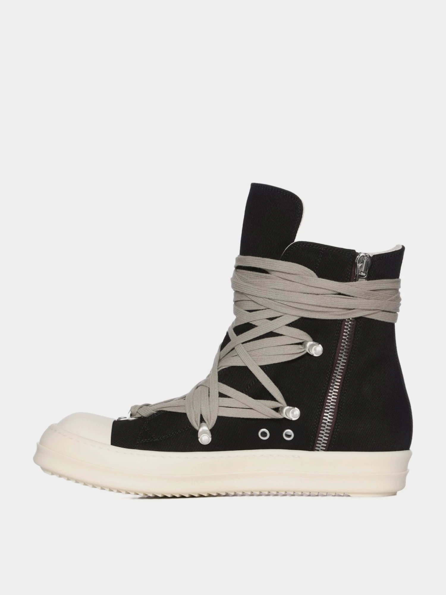 Кеды RICK OWENS DRKSHDW Megalaced Dirty Black/Milk