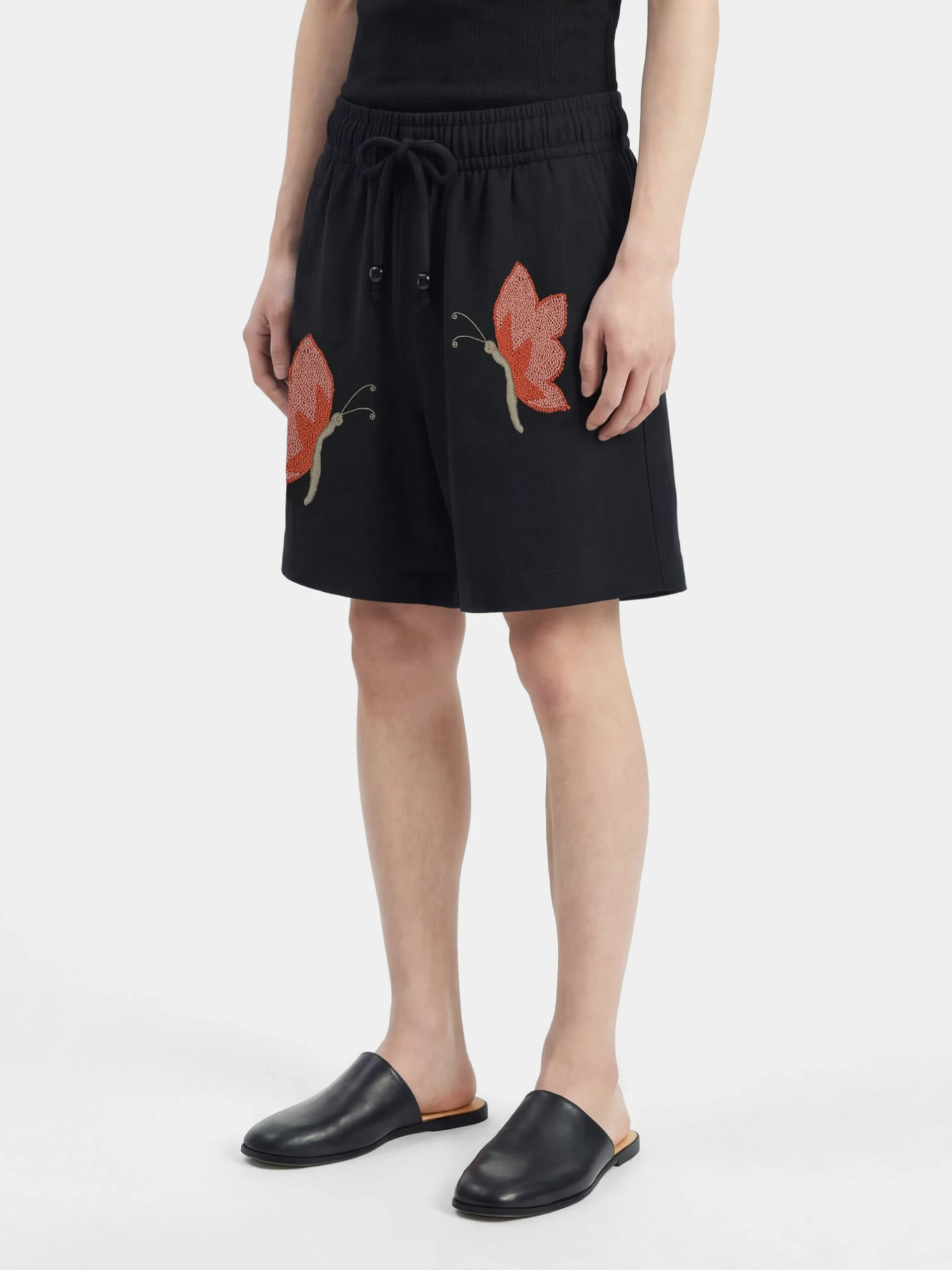 Шорты lorenz Papillon Hand Embroidered Black