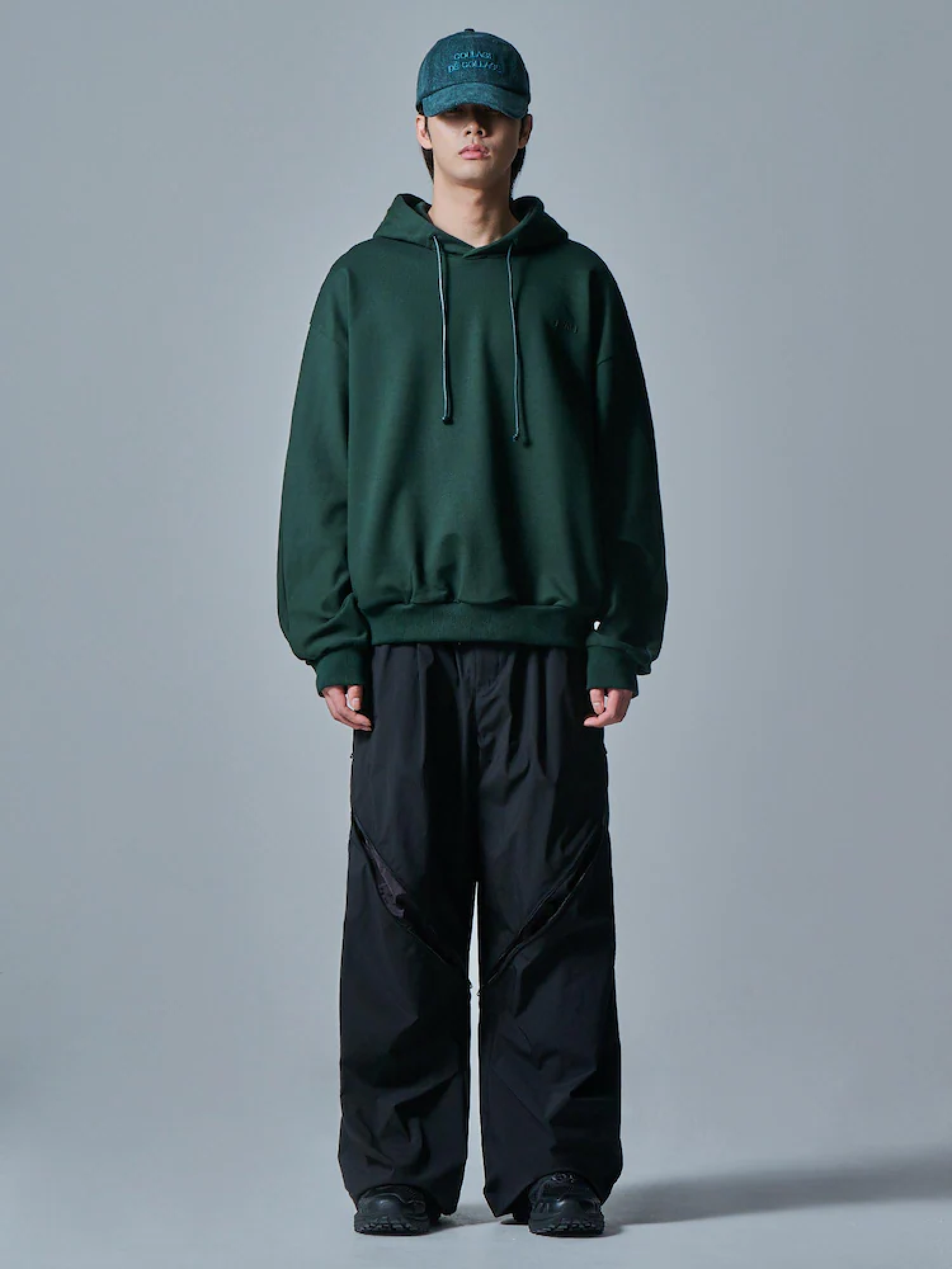 Худи JUUN.J Essential Jersey Hoodie Green