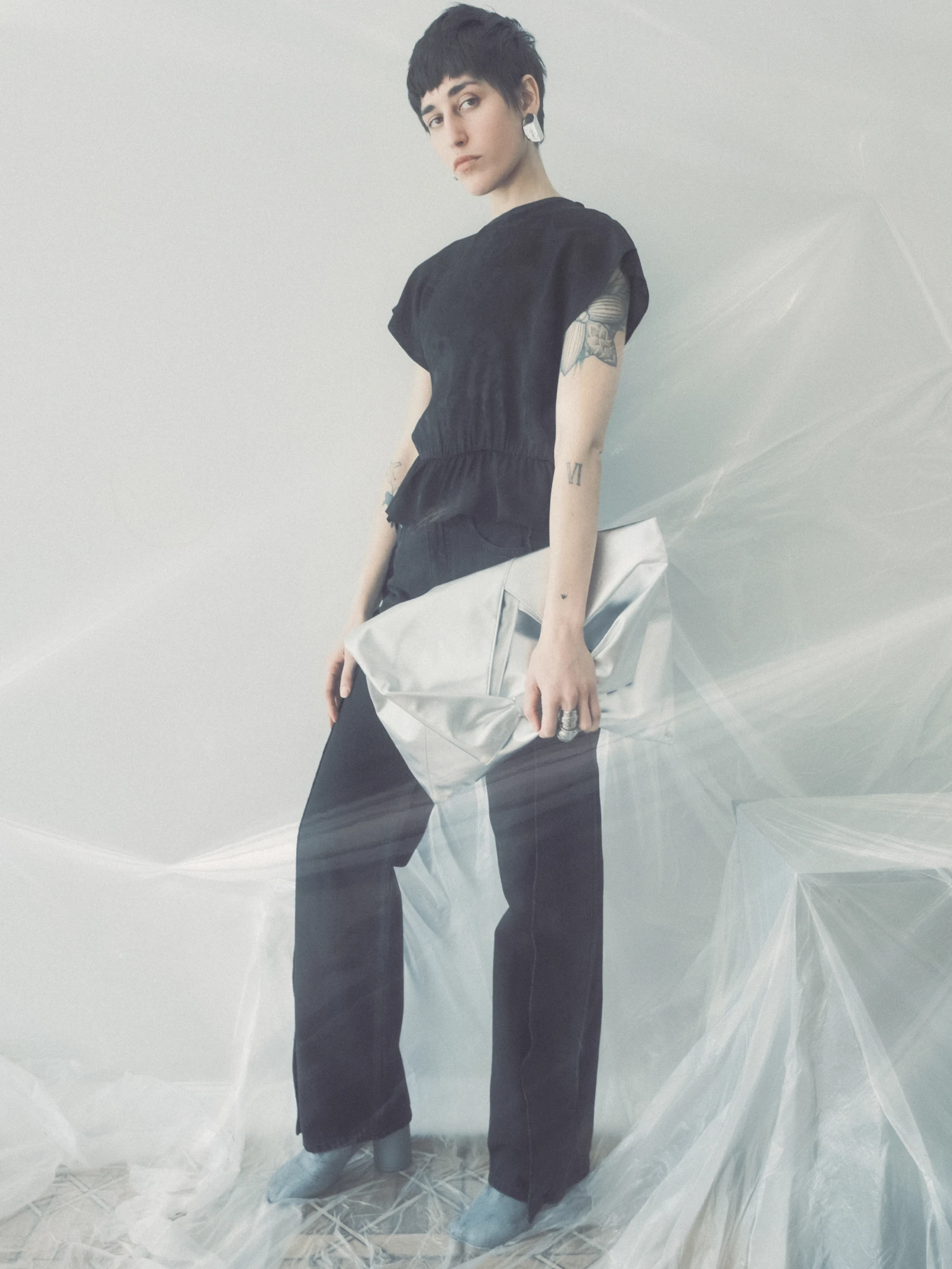 Сумка MM6 Maison Margiela Japanese Classic Medium Silver