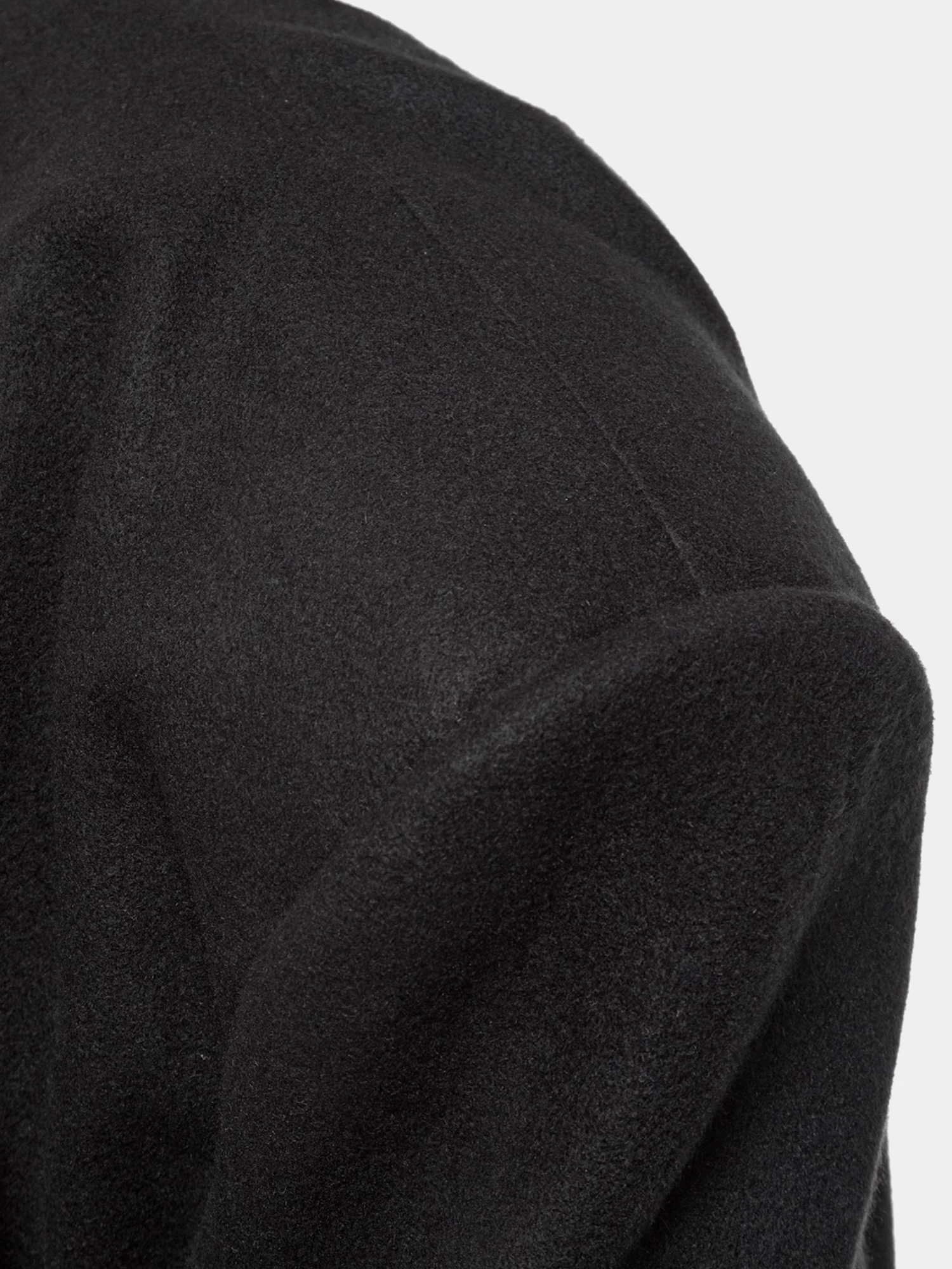 Пальто ARNODEFRANCE Collarless Wool Coat Black