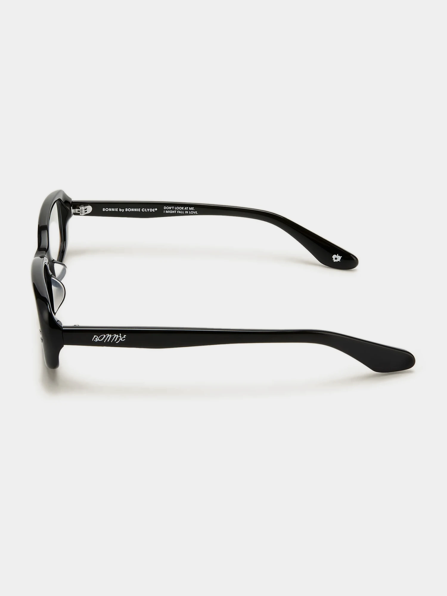 Очки Bonnie Clyde Rodeo Black & Clear Lens