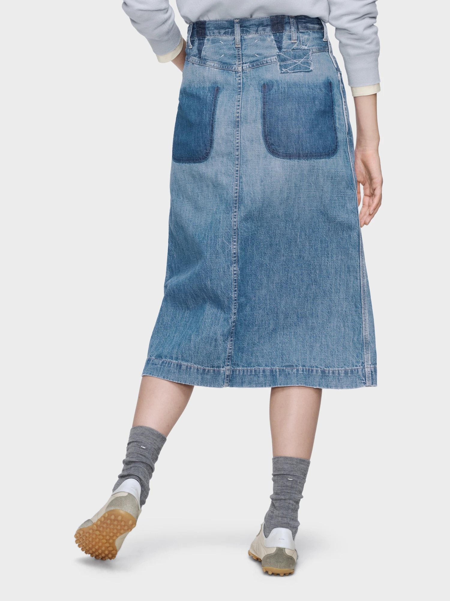 Женская юбка Maison Margiela Denim Midi Blue