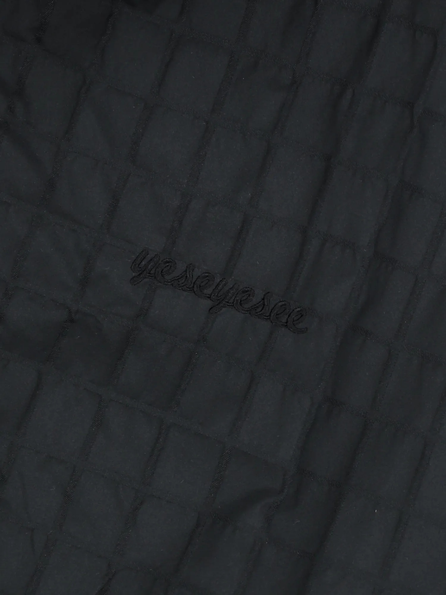 Ветровка YESEYESEE Windowpane Zip Blouson Black