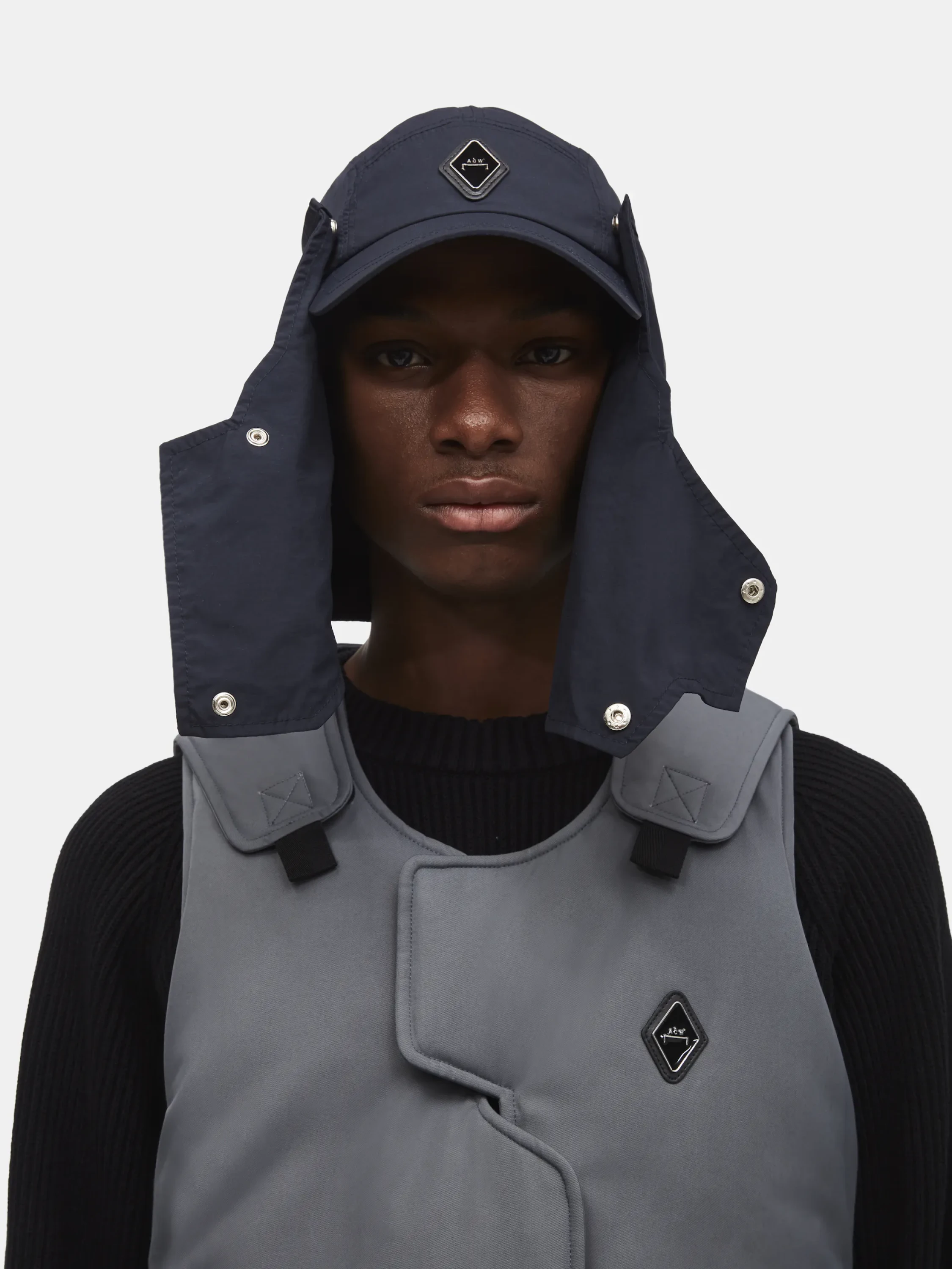 Кепка A-COLD-WALL* Diamond Hooded Cap Navy