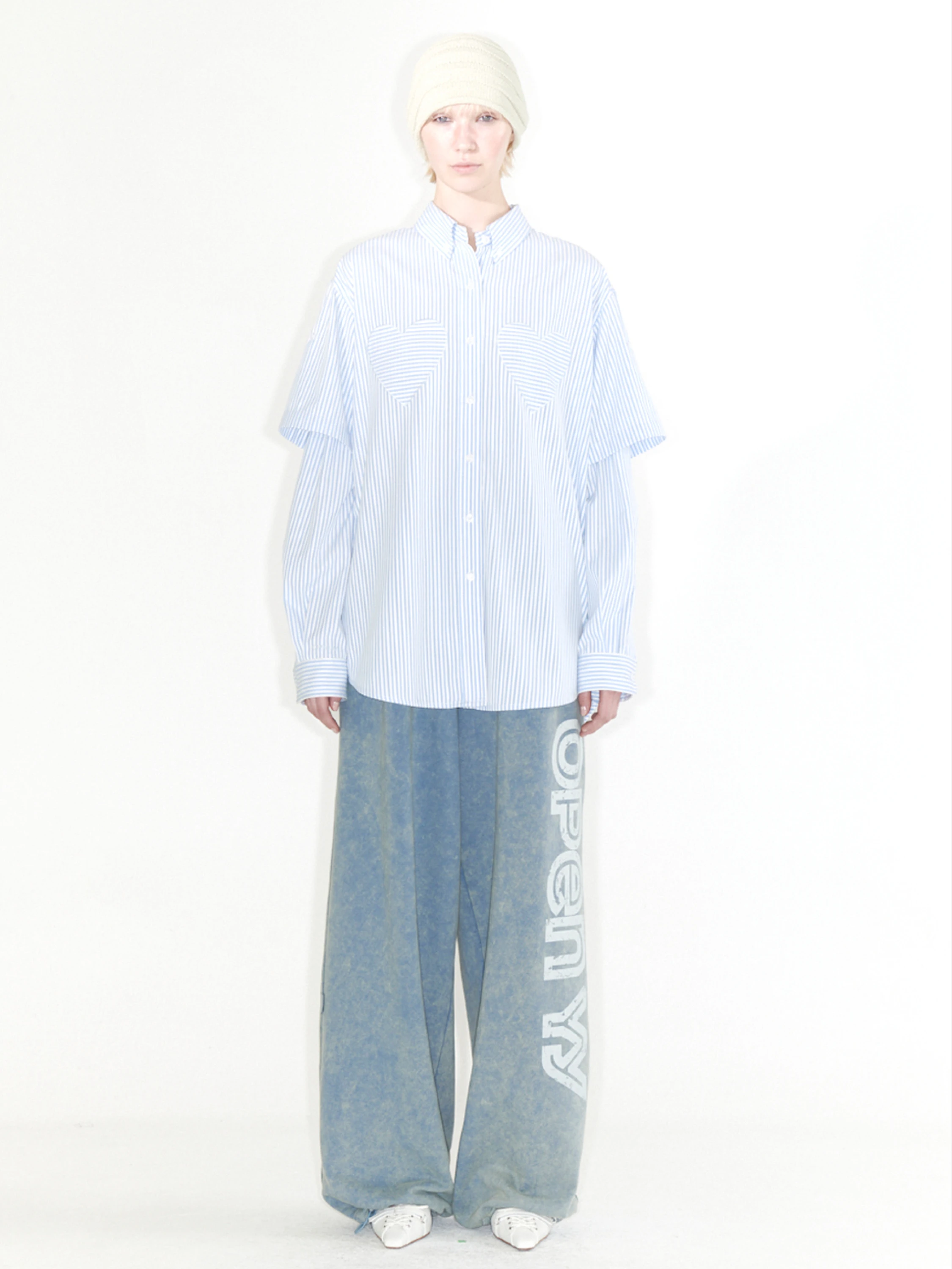Рубашка OPEN YY Sleeve Protector Shirt Blue