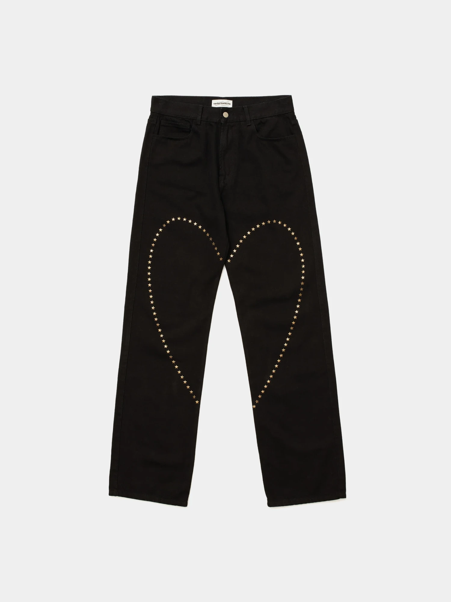 Джинсы Carne Bollente Heart Break Black