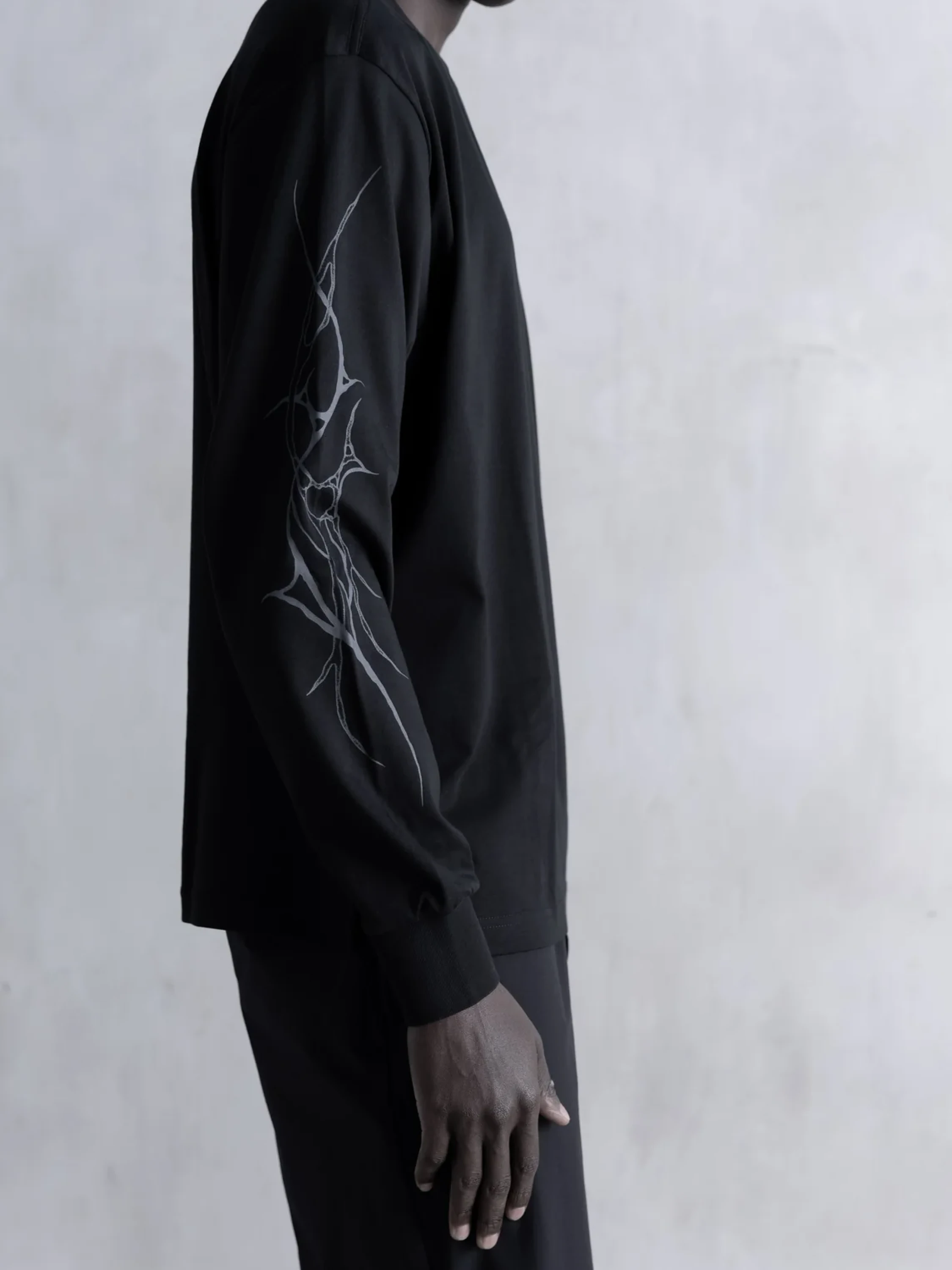 Лонгслив Stampd Neo Tribal LS Relaxed Tee Black