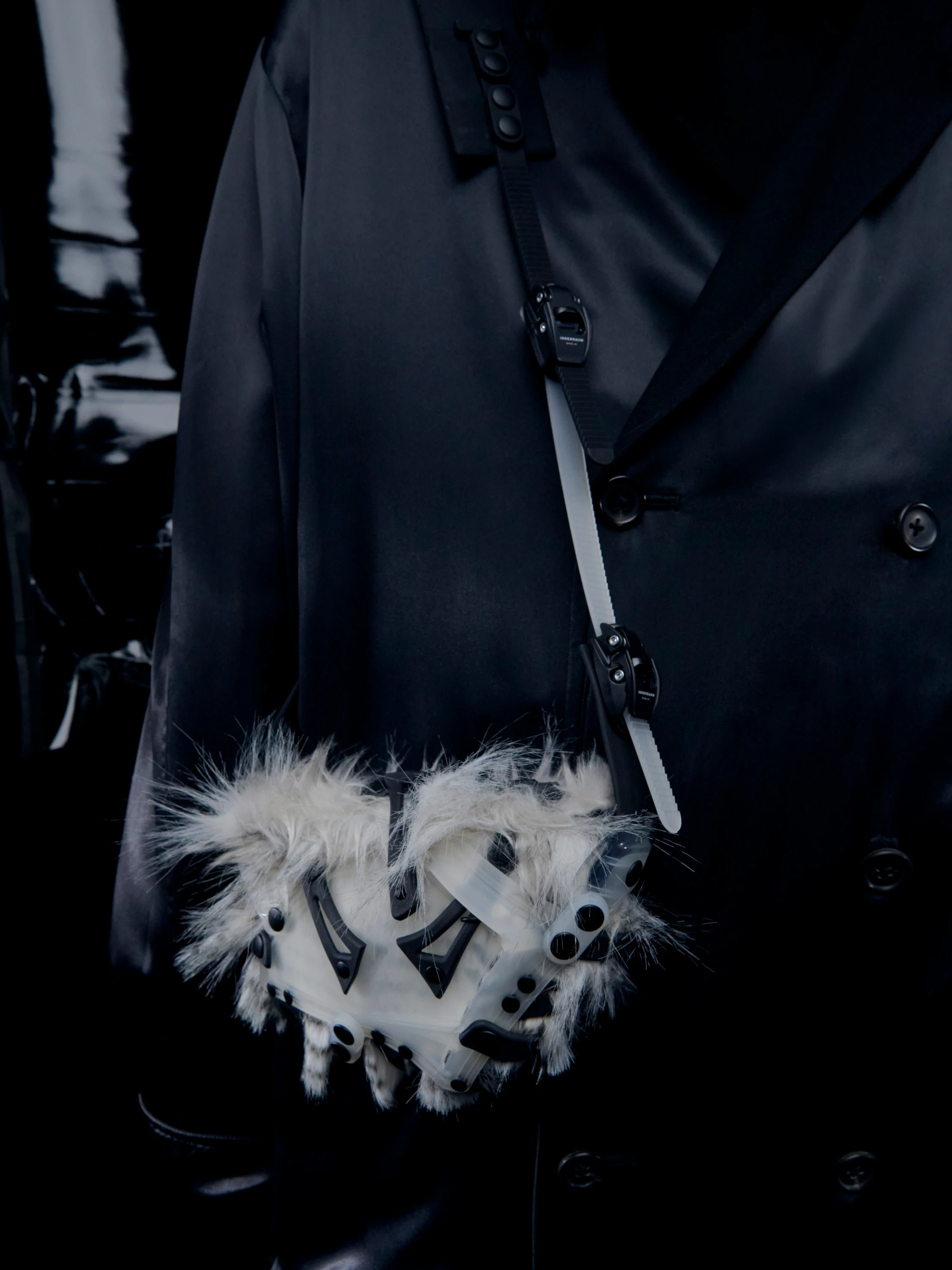 Сумка INNERRAUM Object I14 Smartphone Faux Fur Black