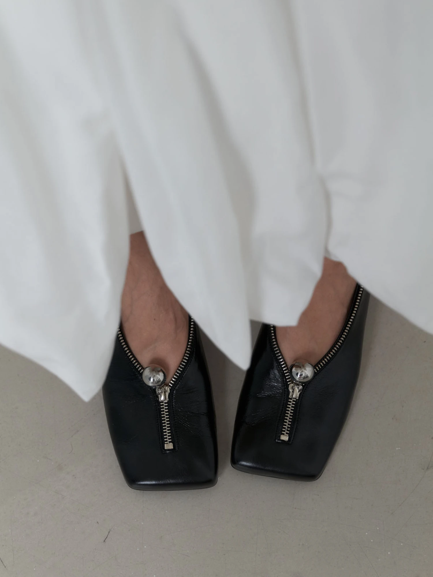 Женские туфли EPINGLER Silver Ball Toe Black
