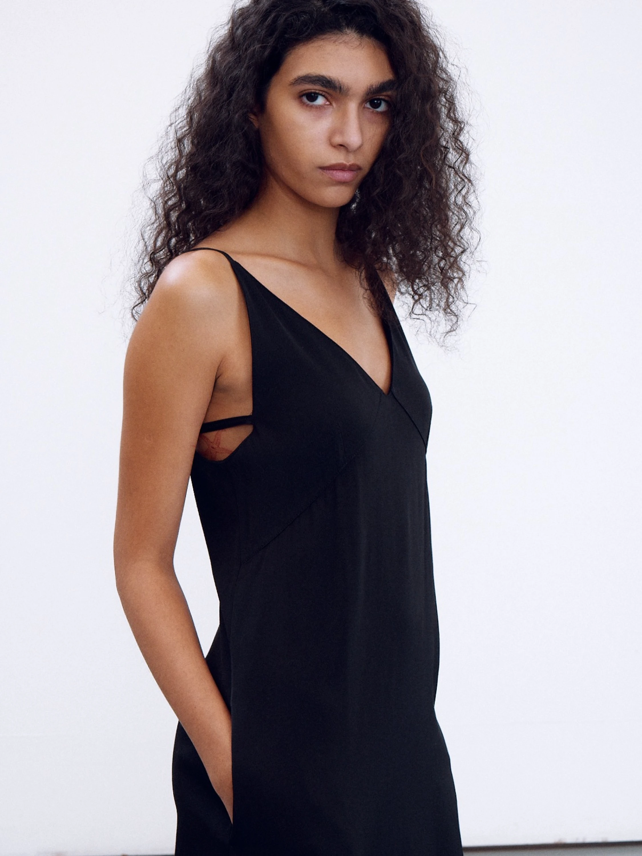 Женское платье Recto Petra Strap Detail Dress Black