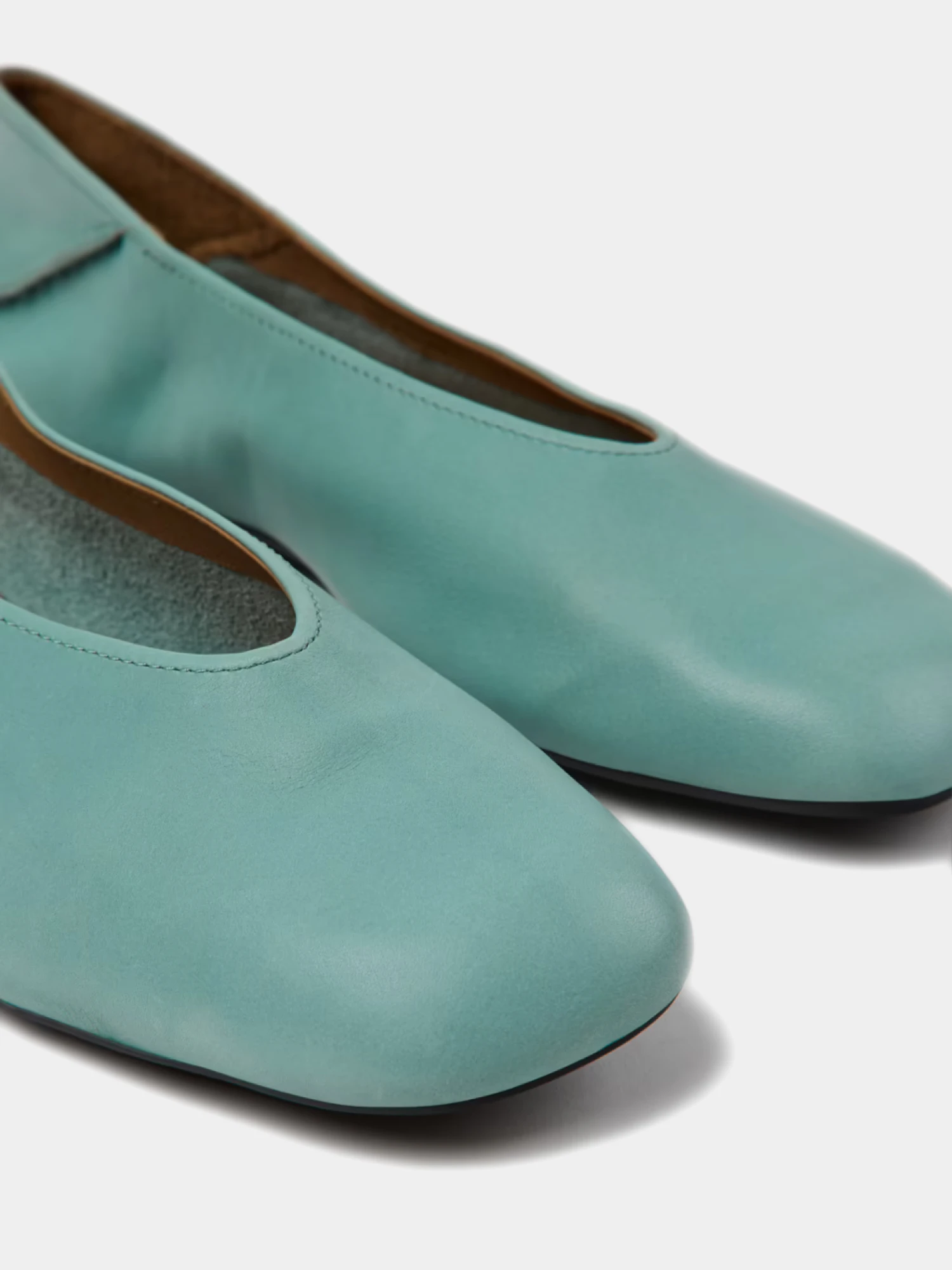 Женские балетки Camper Casi Myra Leather Pumps Green