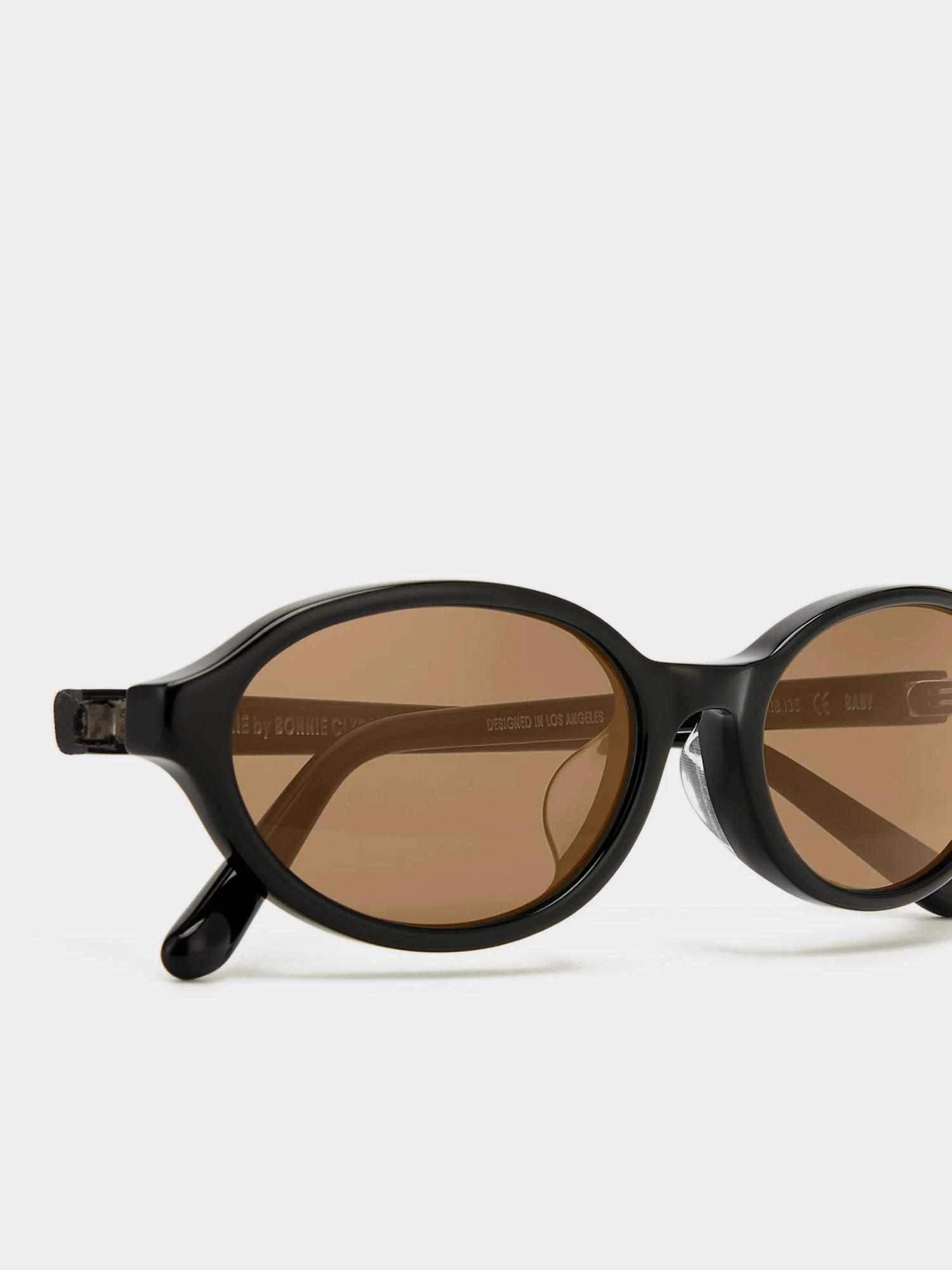 Очки Bonnie Clyde Baby Black & Brown Lens