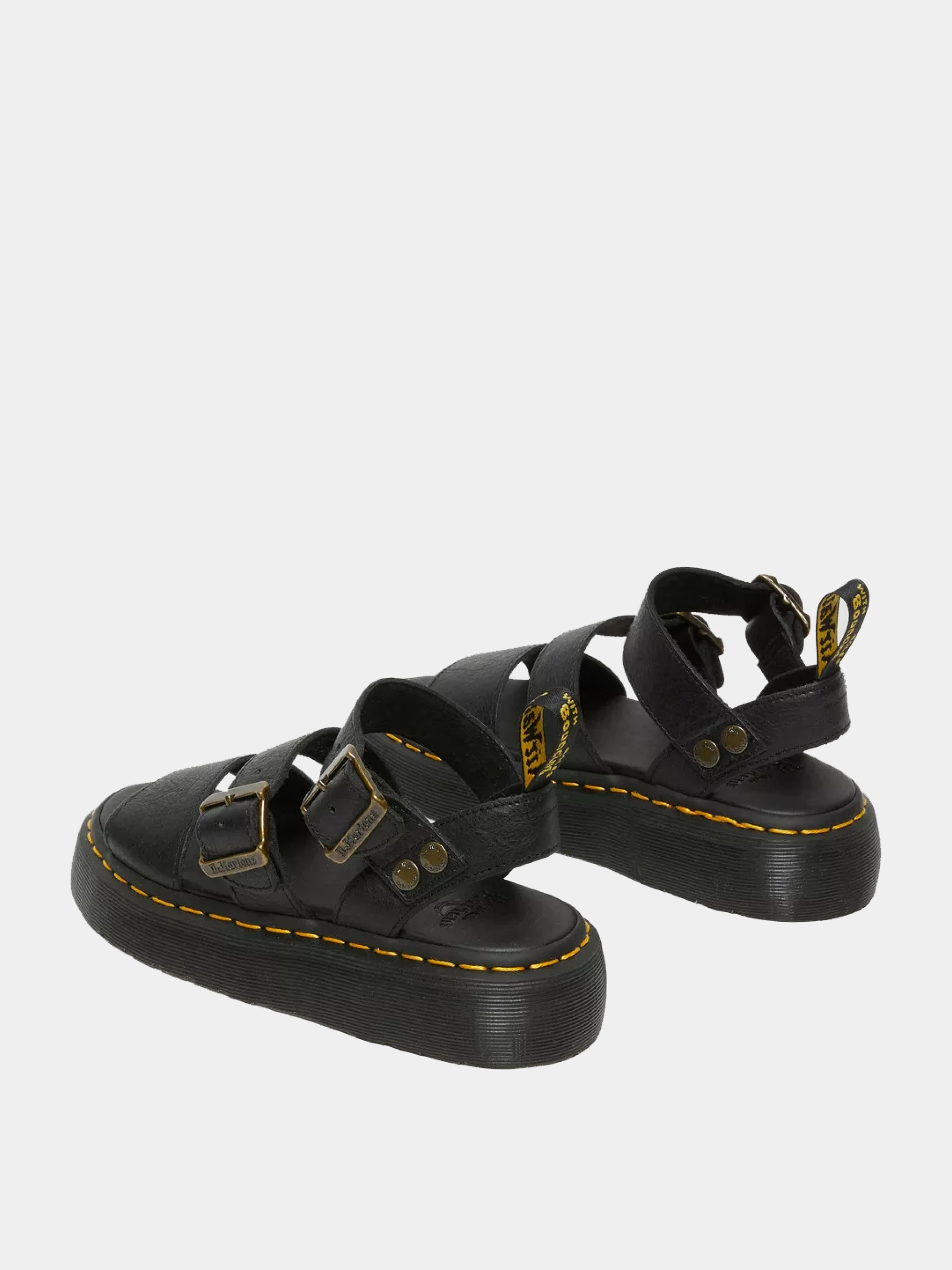 Сандалии Dr. Martens Gryphon Quad Pisa Black