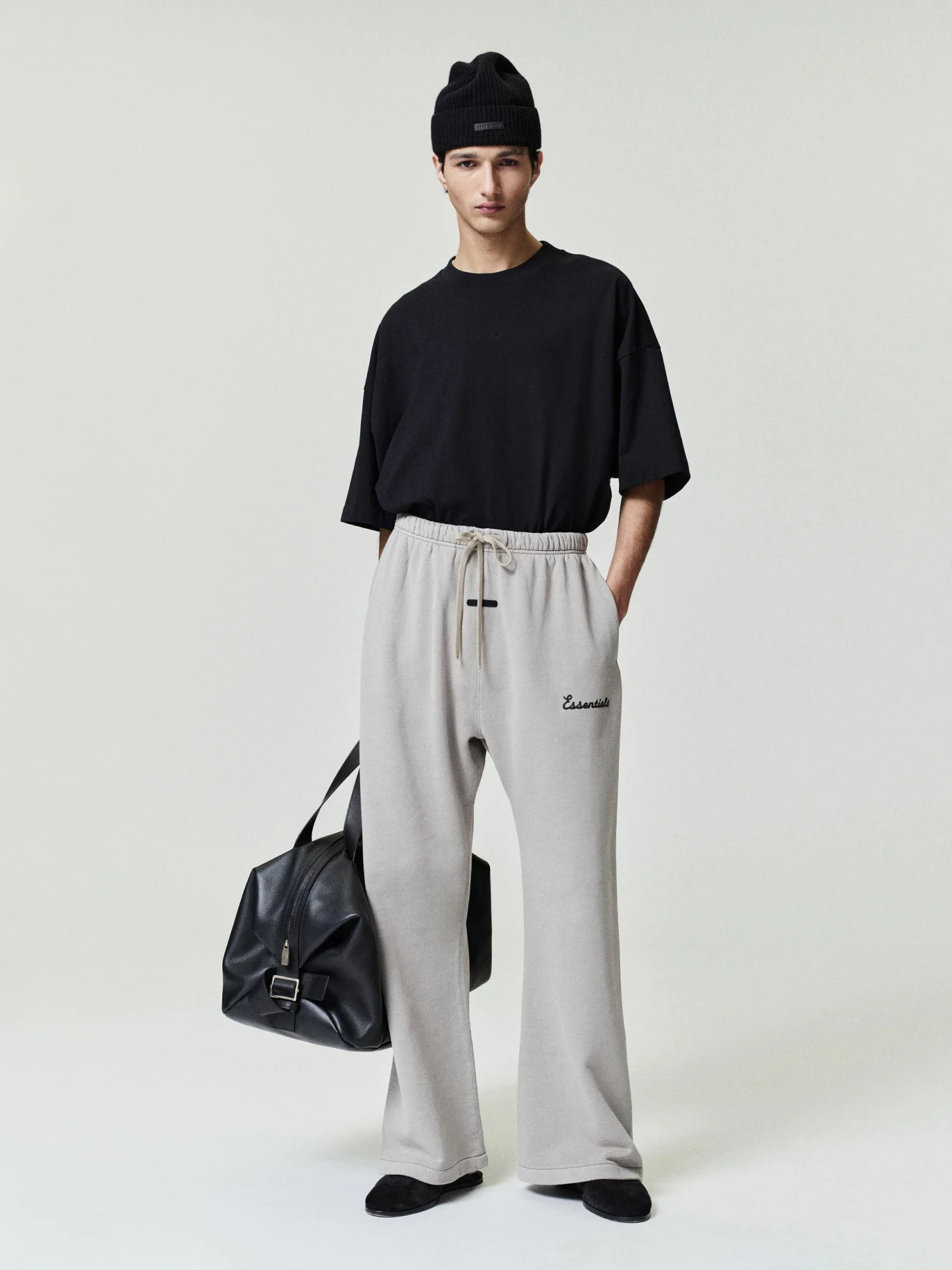 Футболка Fear of God ESSENTIALS Signature Vintage Black