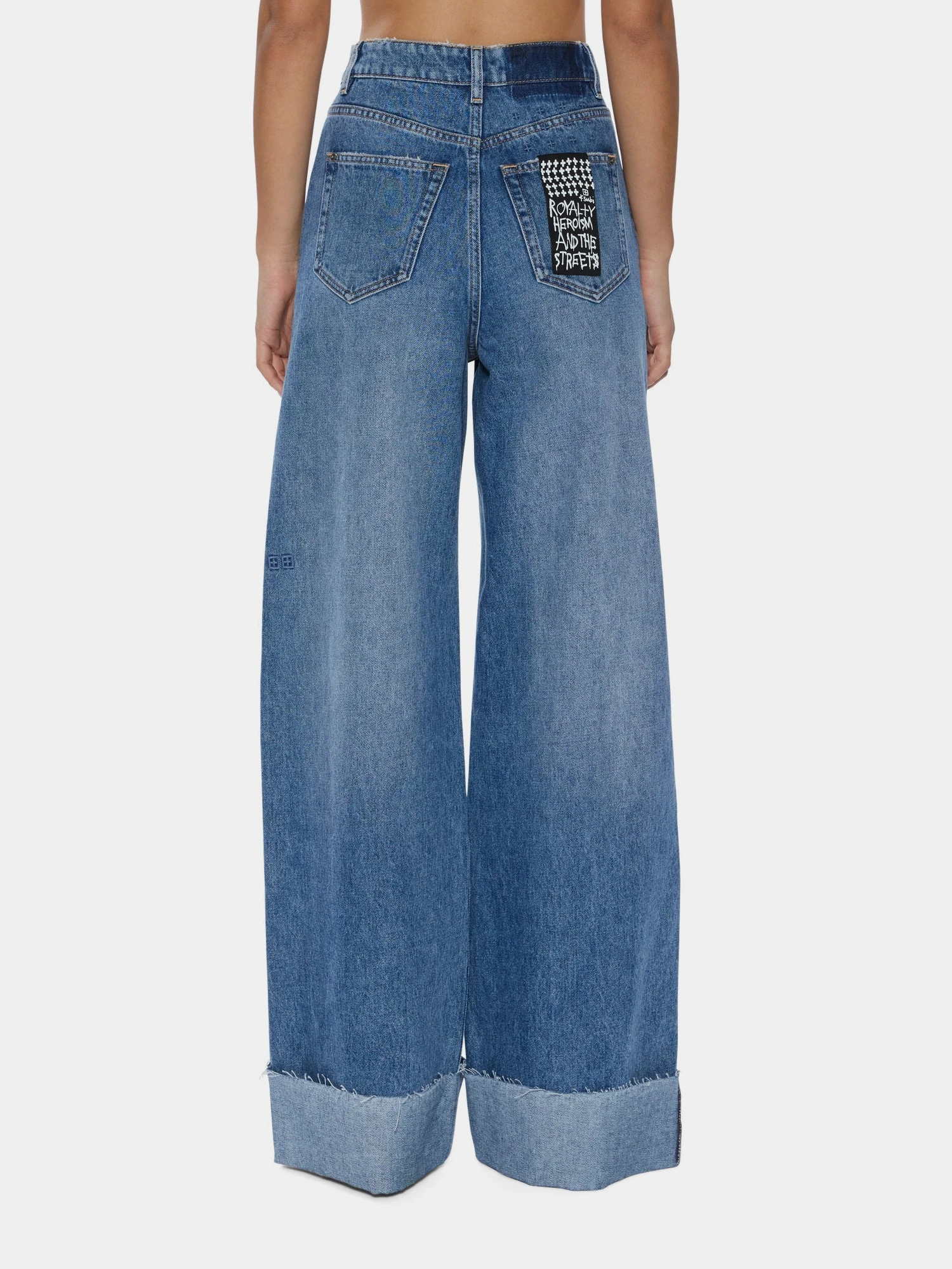 Женские джинсы Ksubi Strider Tidal Cuffed Denim