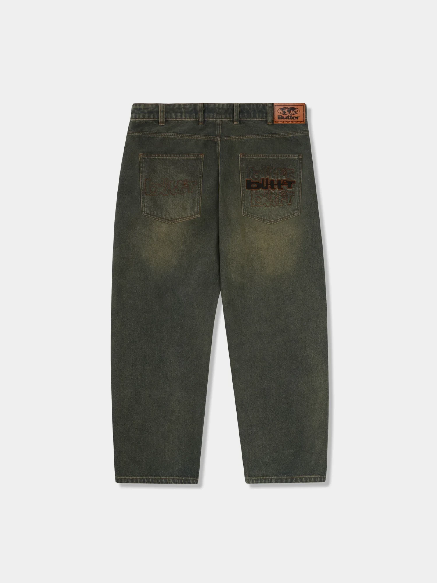Джинсы Butter Goods Warped Jeans Dirty Wash Indigo